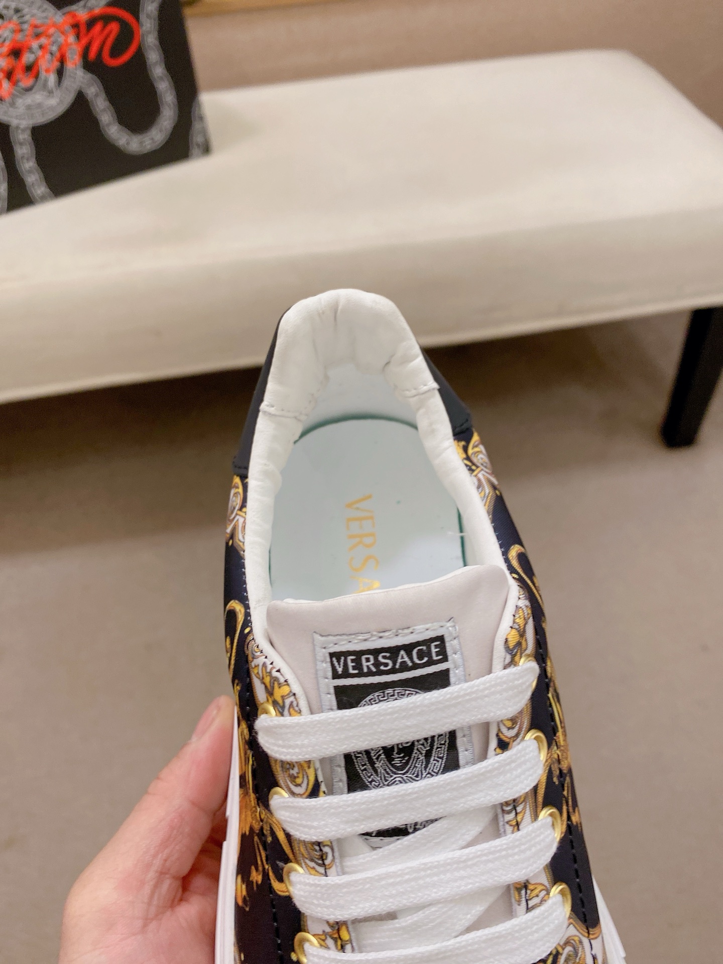 Versace Style Leather Men's Shoes style reference detail image 6 from source 781460