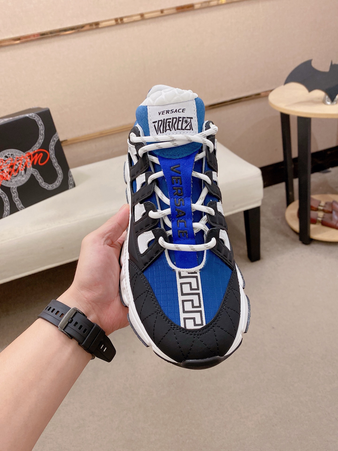 Versace Style Leather Men's Shoes style reference detail image 2 from source 781463