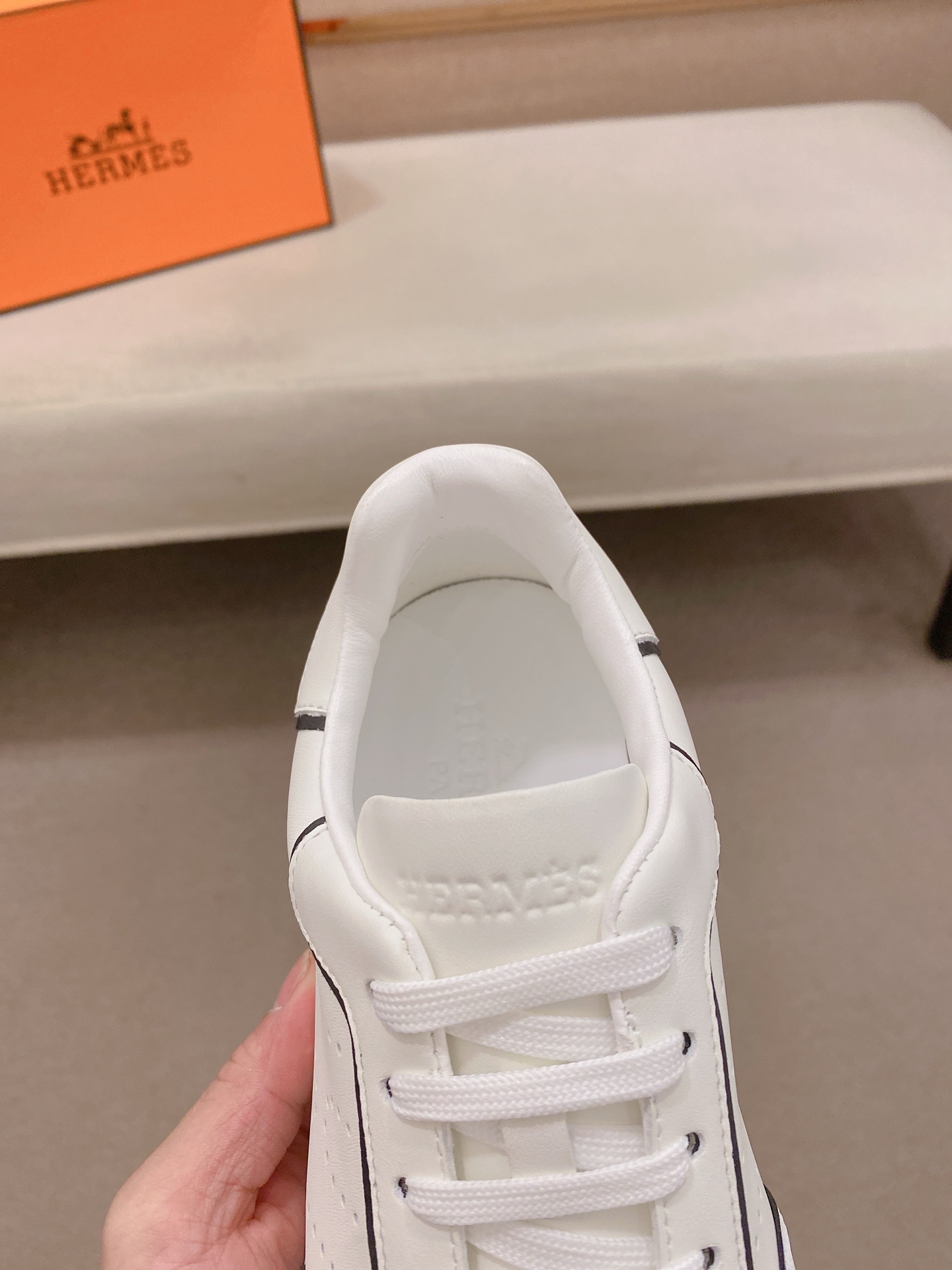 Hermes Style Leather Men's Shoes style reference detail image 6 from source 781604