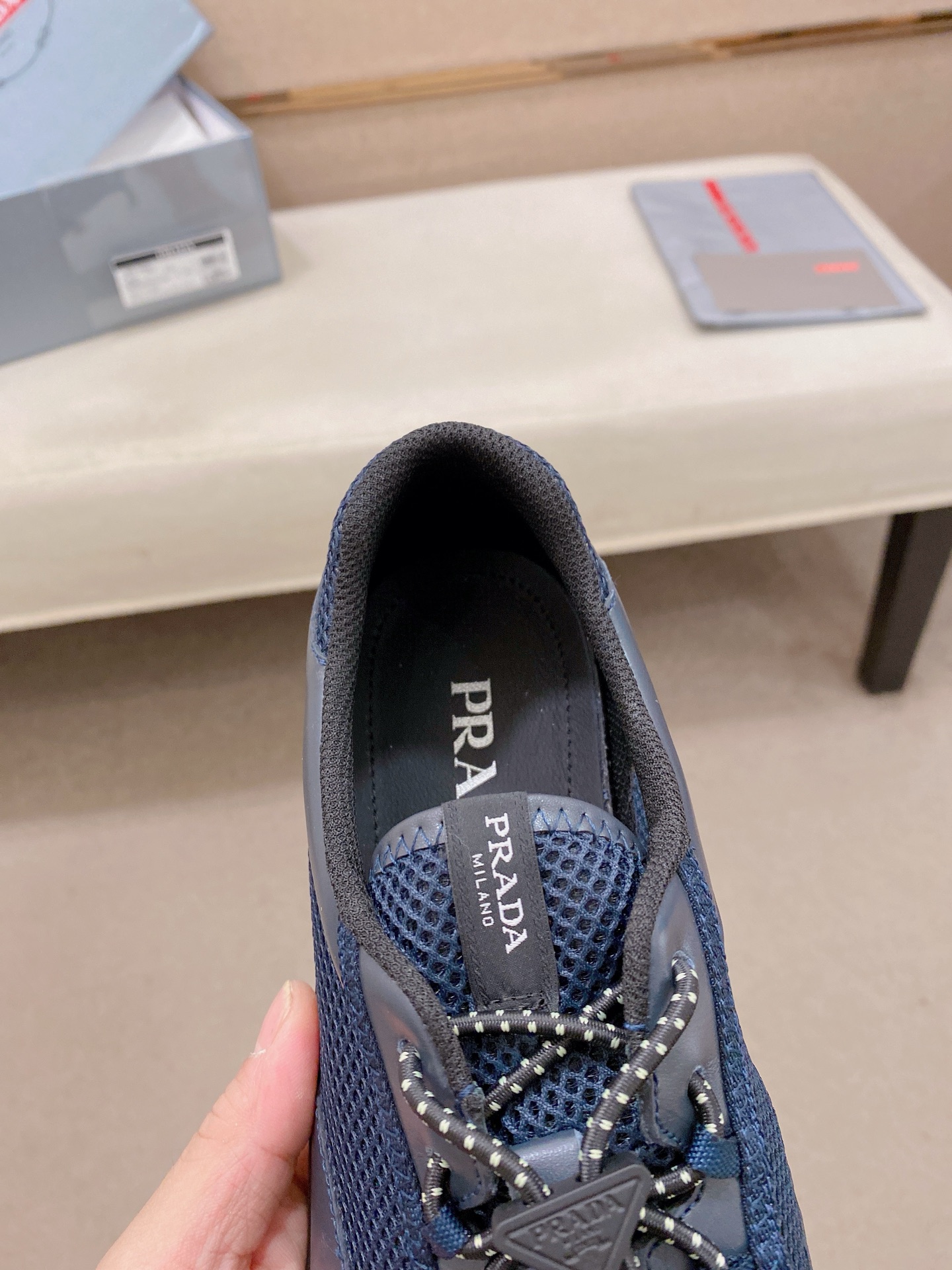 Prada Style Leather Men's Shoes style reference detail image 6 from source 781957