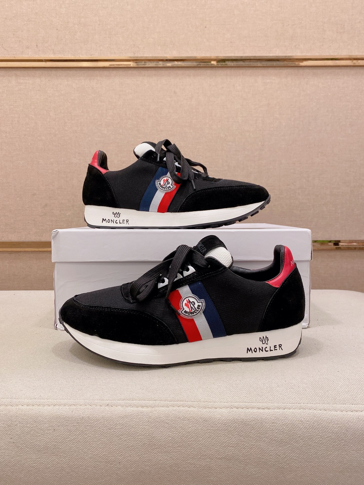 Moncler Style Leather Men's Shoes Men's Shoes Men's Shoes detail image 7 from source 783270