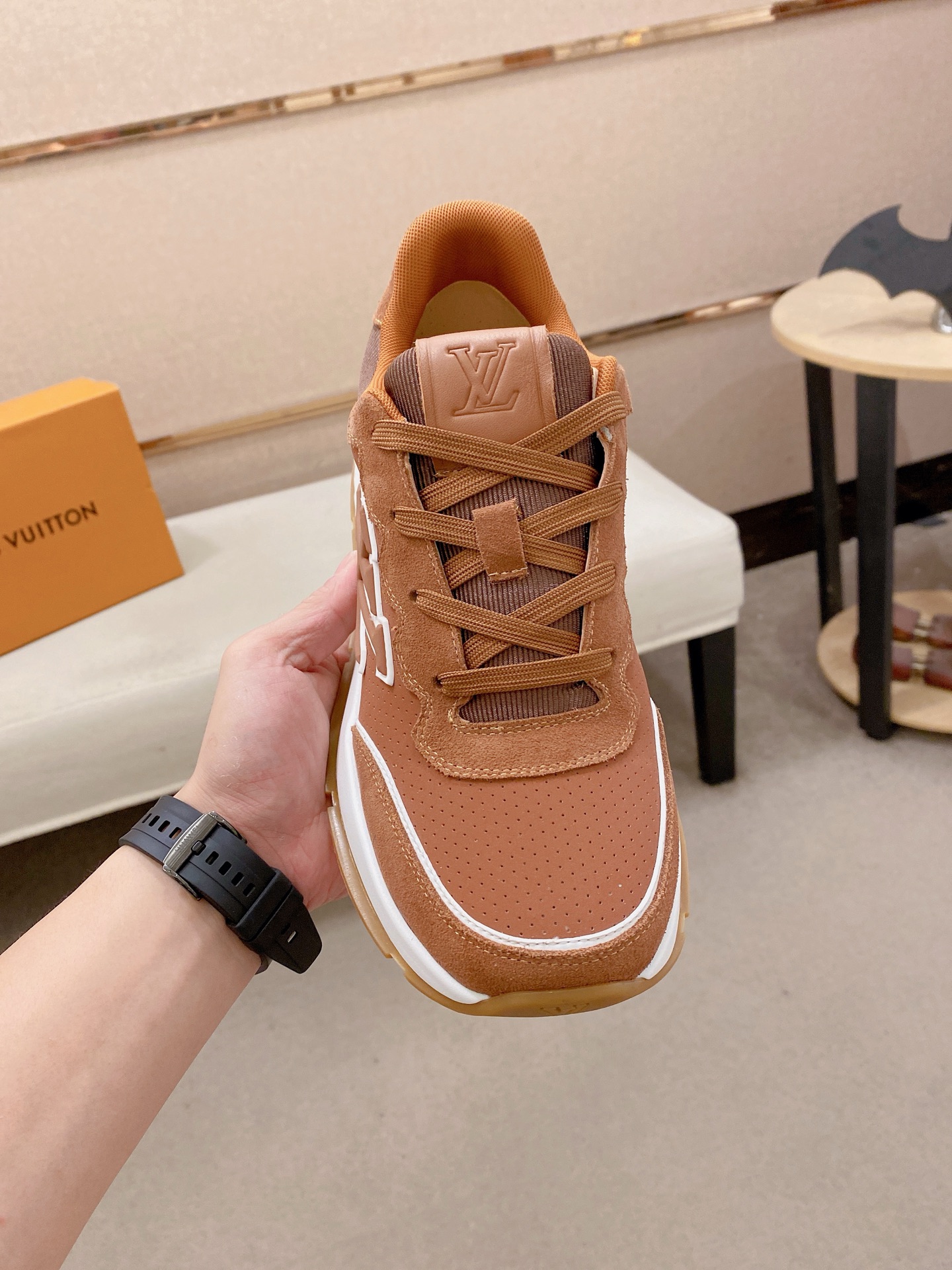 LV Style Leather Men's Shoes Lookbook Reference image 2