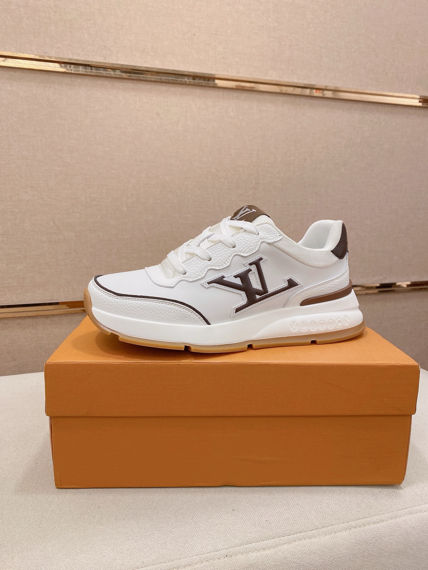 LV Style Leather Men's Shoes Lookbook Reference image 1