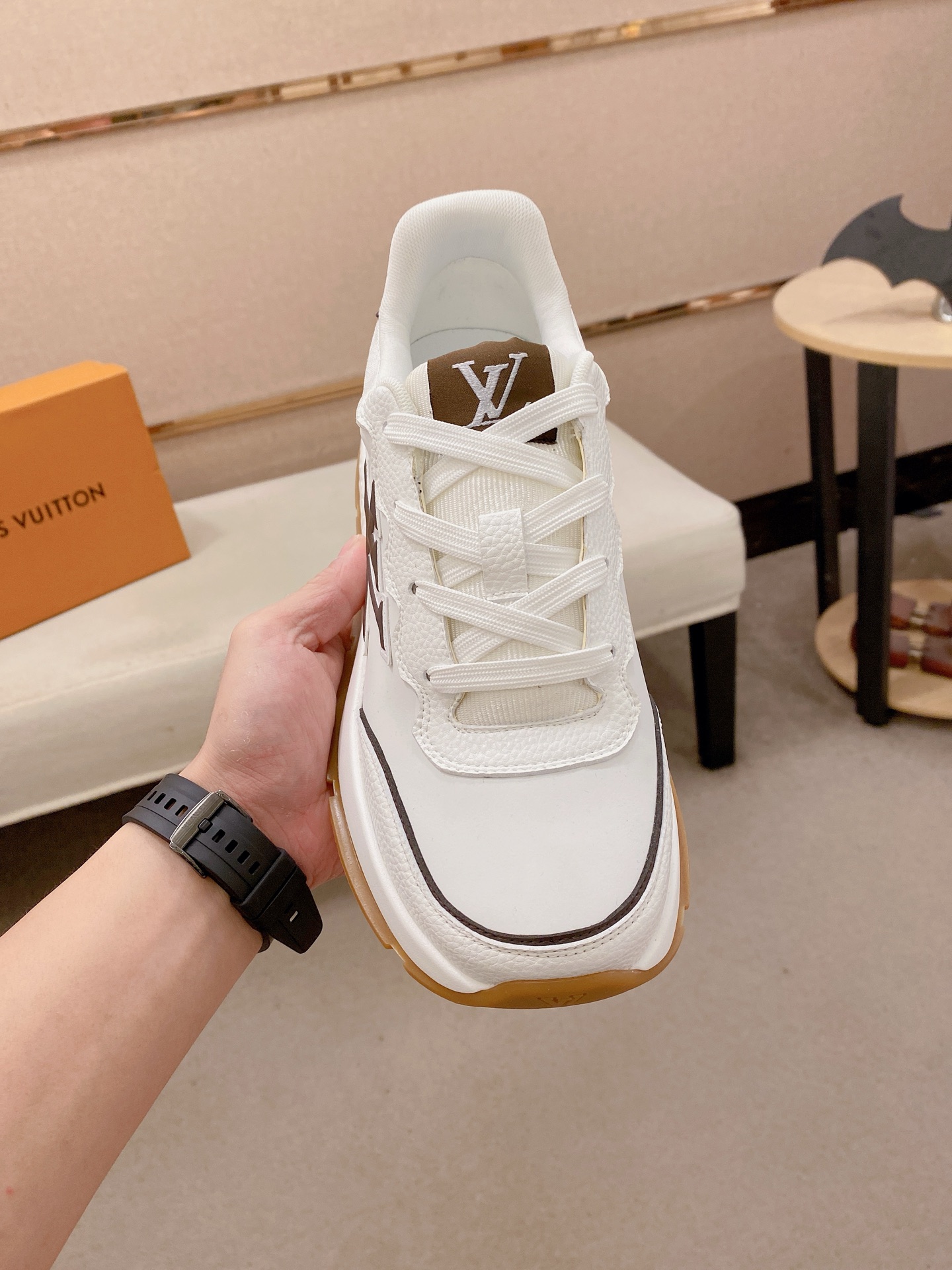 LV Style Leather Men's Shoes Lookbook Reference image 2