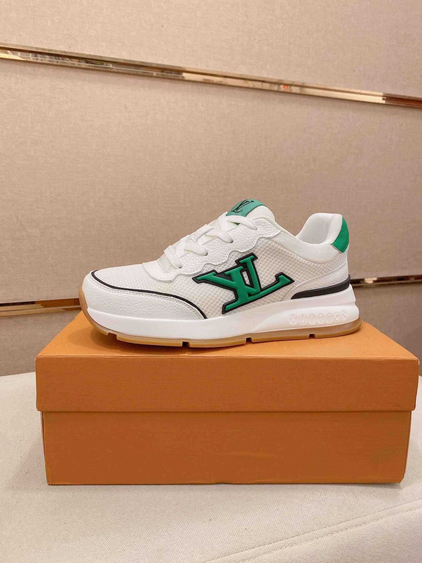LV Style Leather Men's Shoes Lookbook Reference image 1