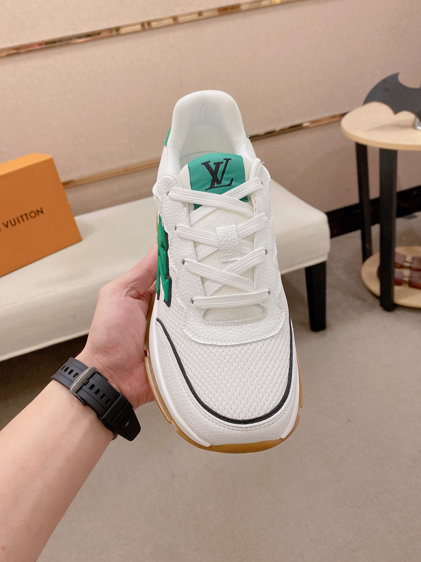 LV Style Leather Men's Shoes Lookbook Reference image 2