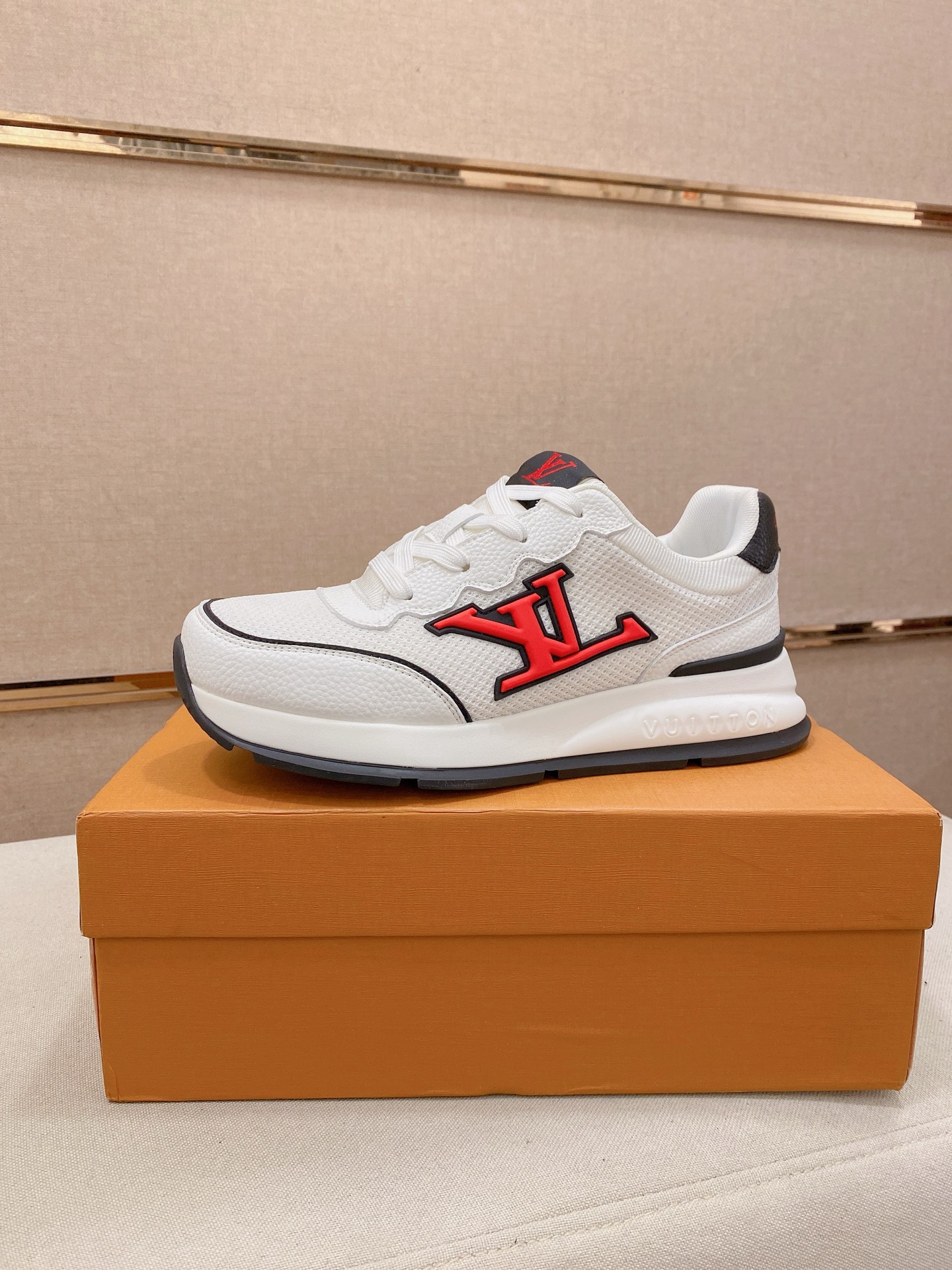 LV Style Leather Men's Shoes Lookbook Reference image 1