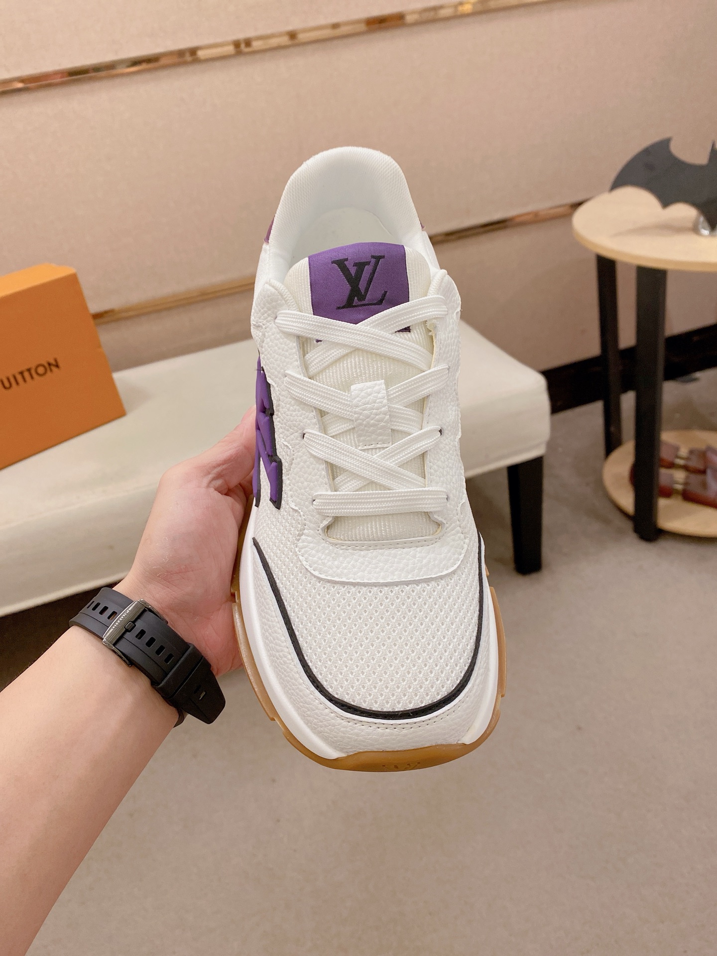 LV Style Leather Men's Shoes Lookbook Reference image 2