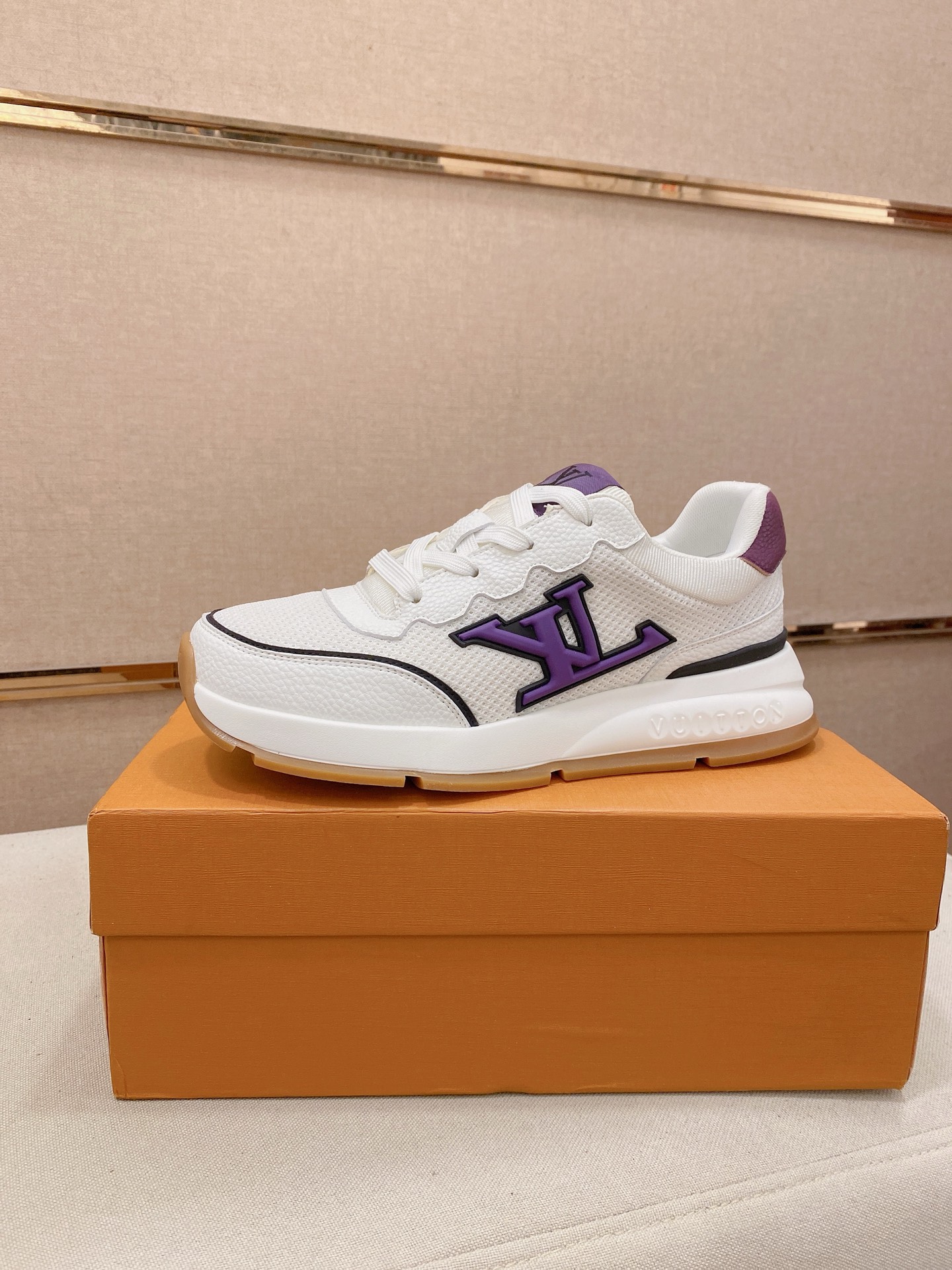 LV Style Leather Men's Shoes Lookbook Reference image 1