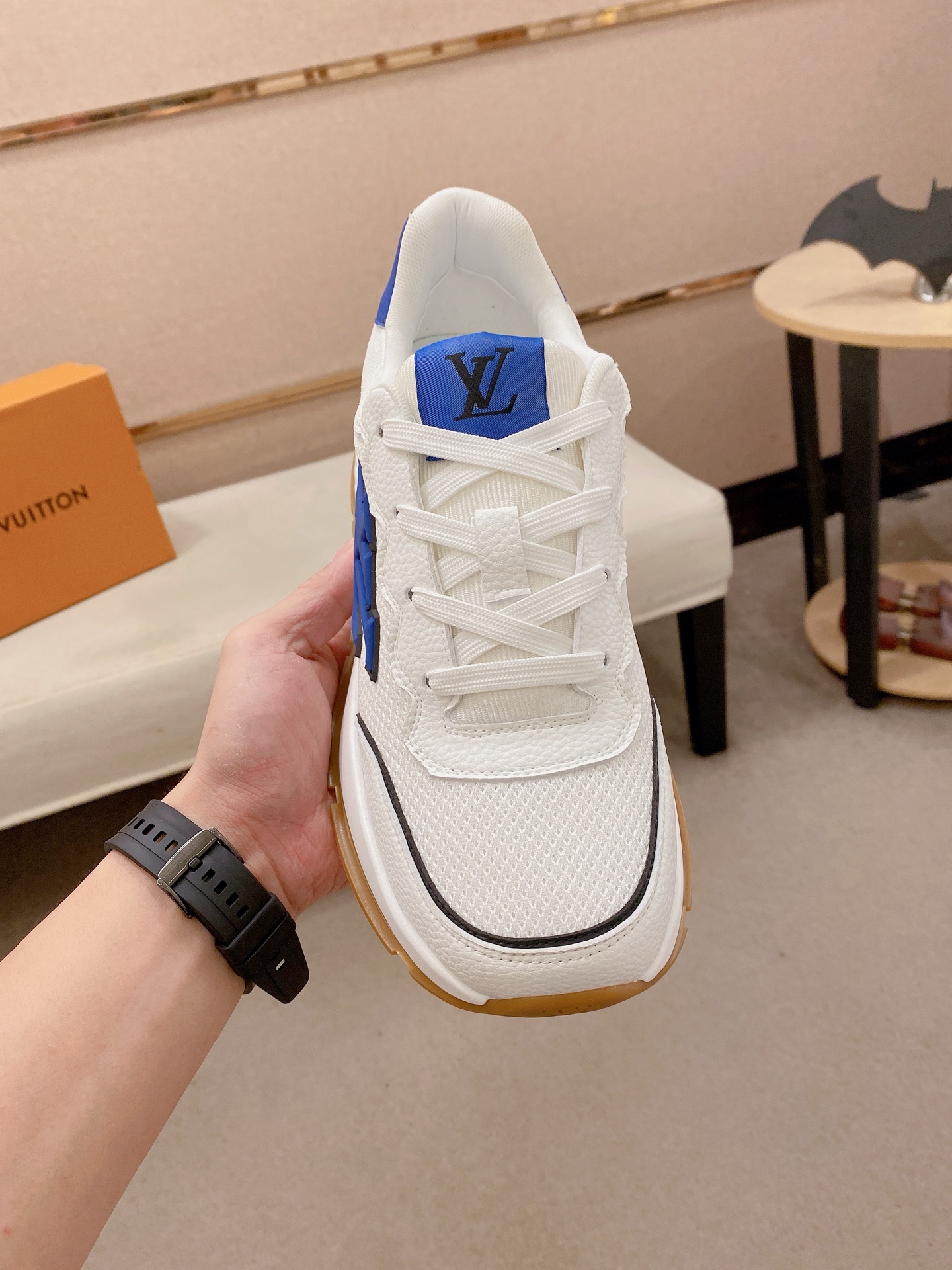 LV Style Leather Men's Shoes Lookbook Reference image 2