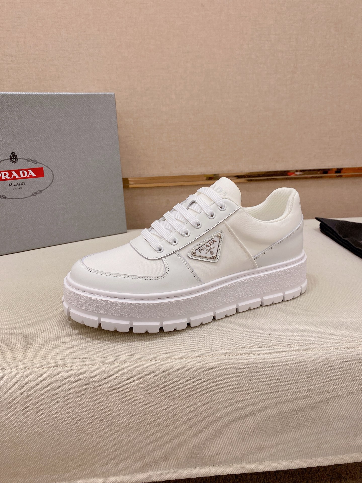 Prada Style Leather Women's Shoes Lookbook Reference image 1