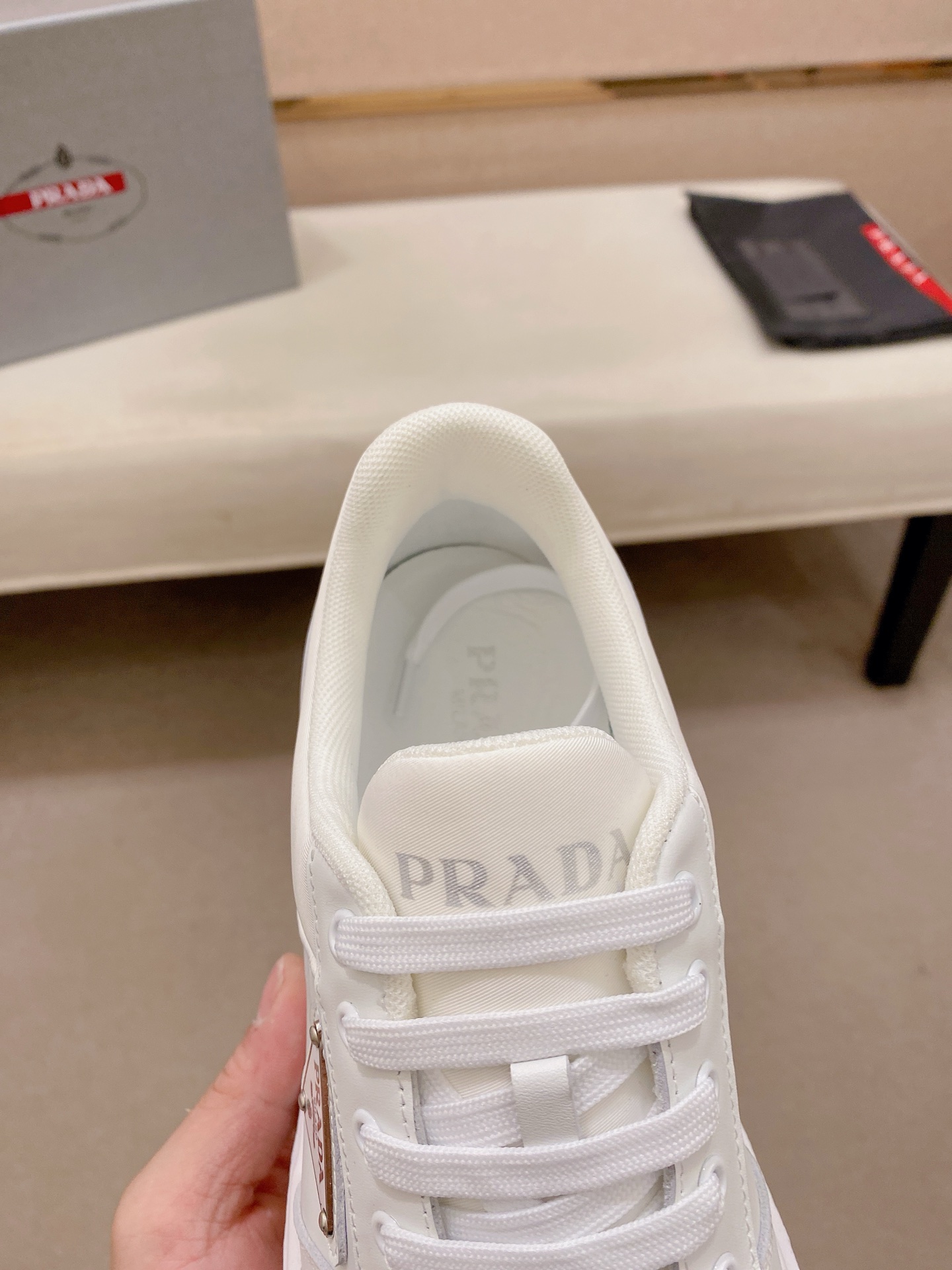 Prada Style Leather Women's Shoes style reference detail image 6 from source 774927