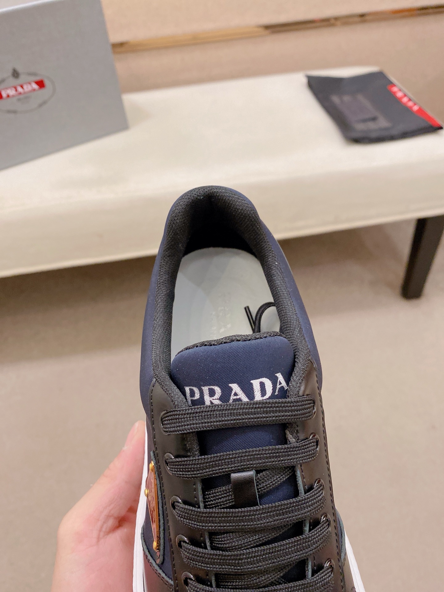 Prada Style Leather Women's Shoes style reference detail image 6 from source 774928