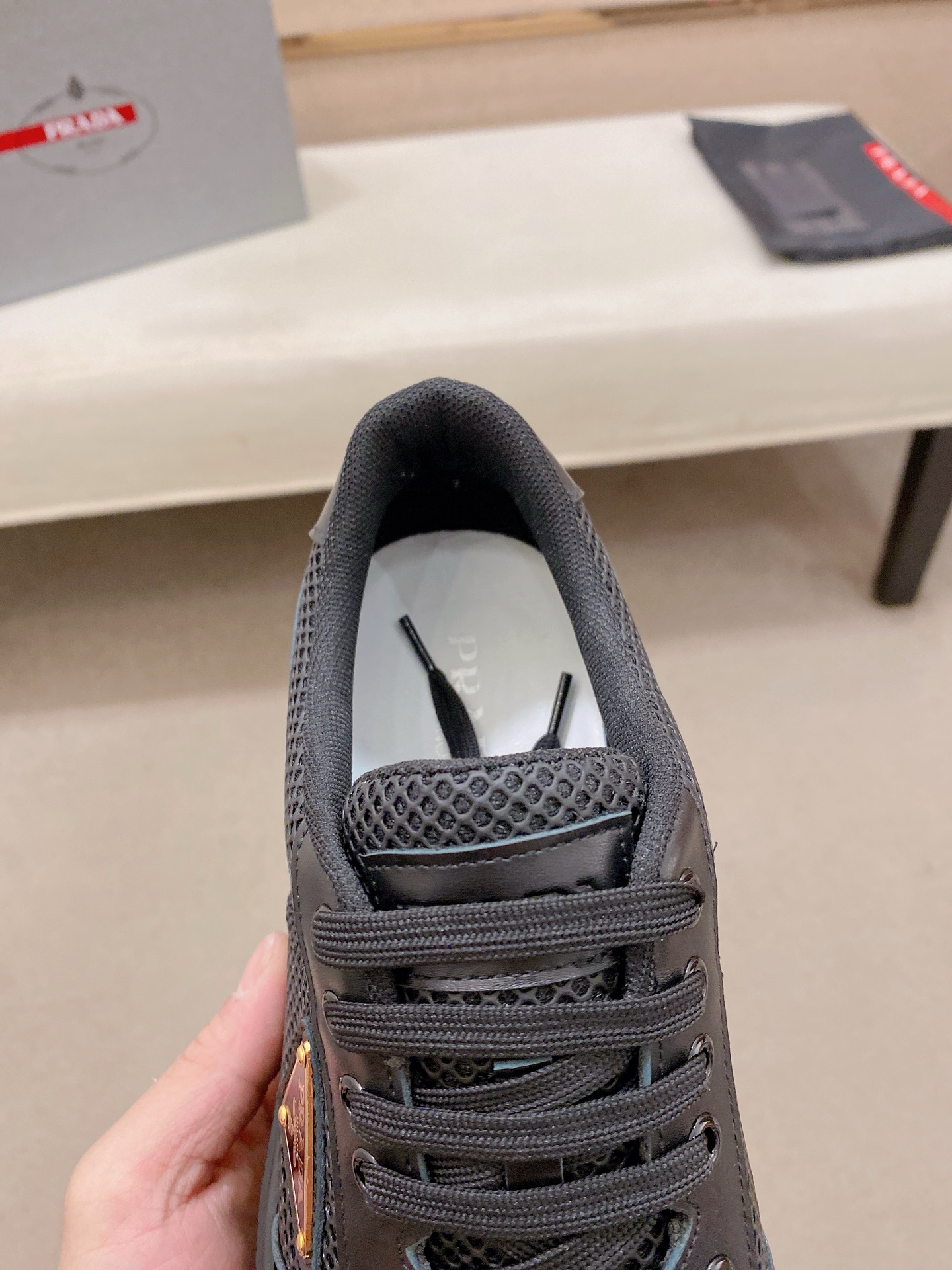 Prada Style Leather Women's Shoes style reference detail image 6 from source 774929