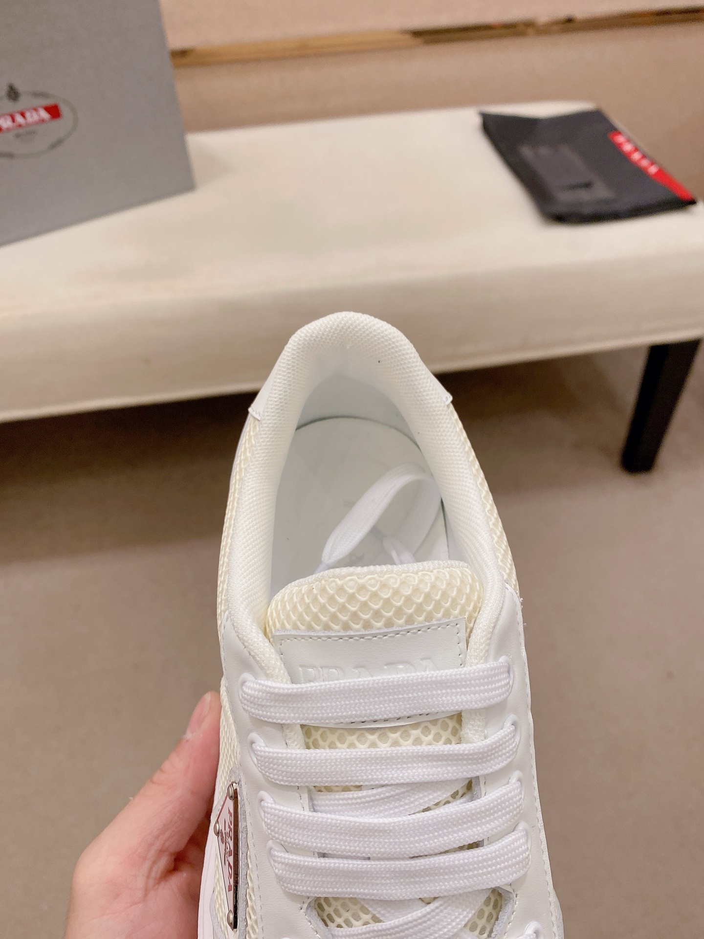 Prada Style Leather Women's Shoes style reference detail image 6 from source 774930