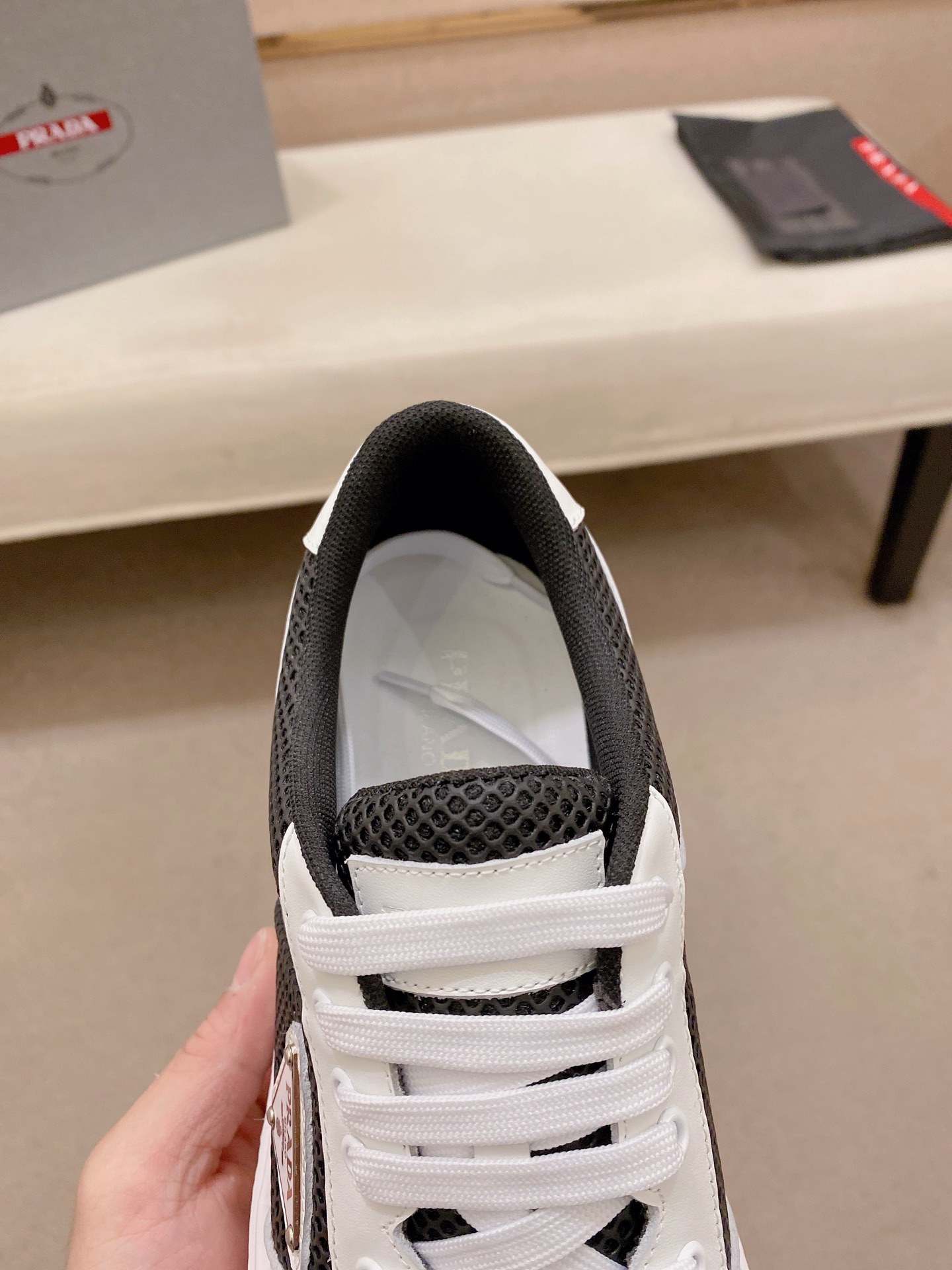 Prada Style Leather Women's Shoes style reference detail image 6 from source 774931