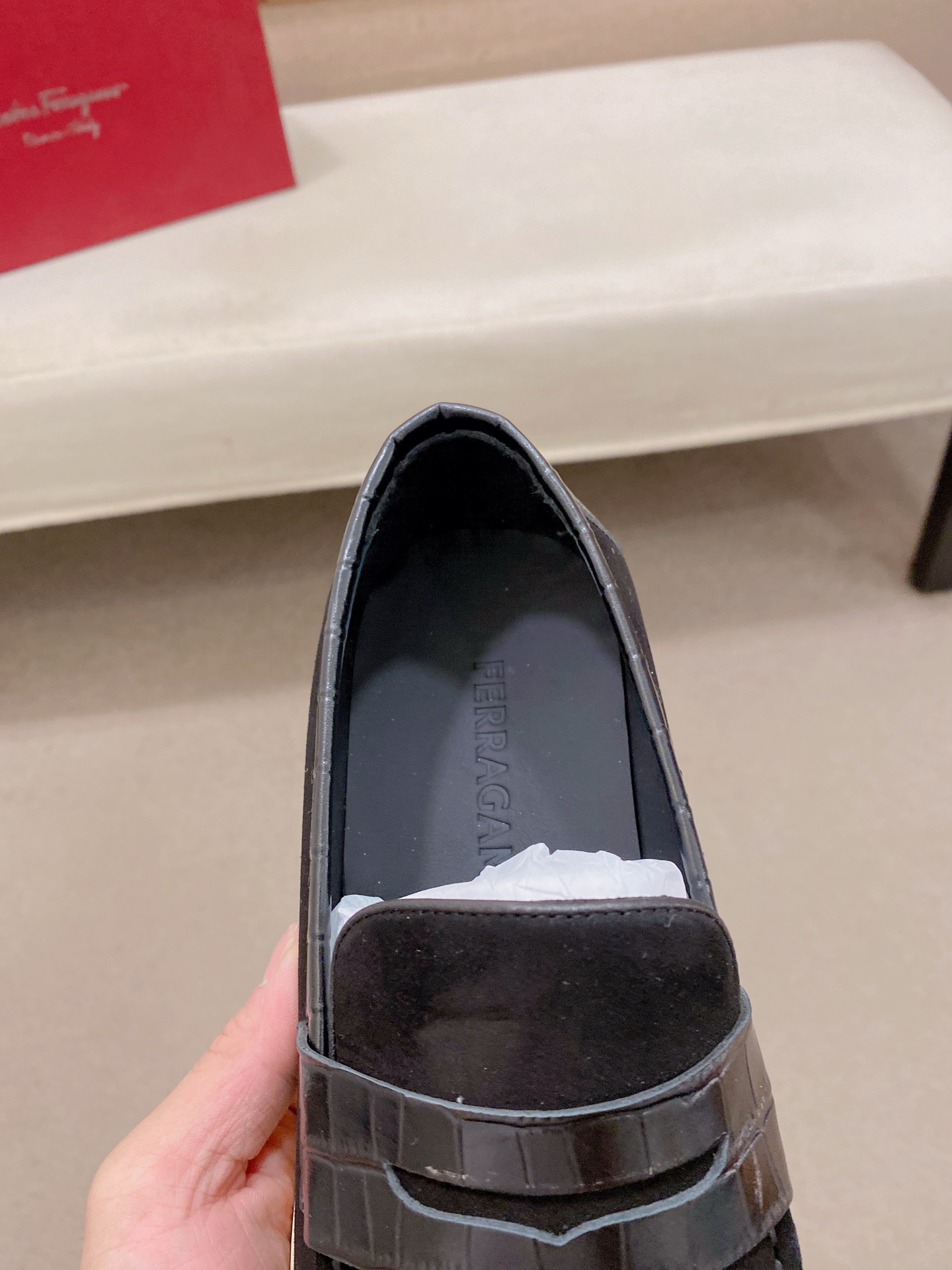 Ferragamo Style Leather Men's Shoes Men's Shoes Men's Shoes detail image 6 from source 783461
