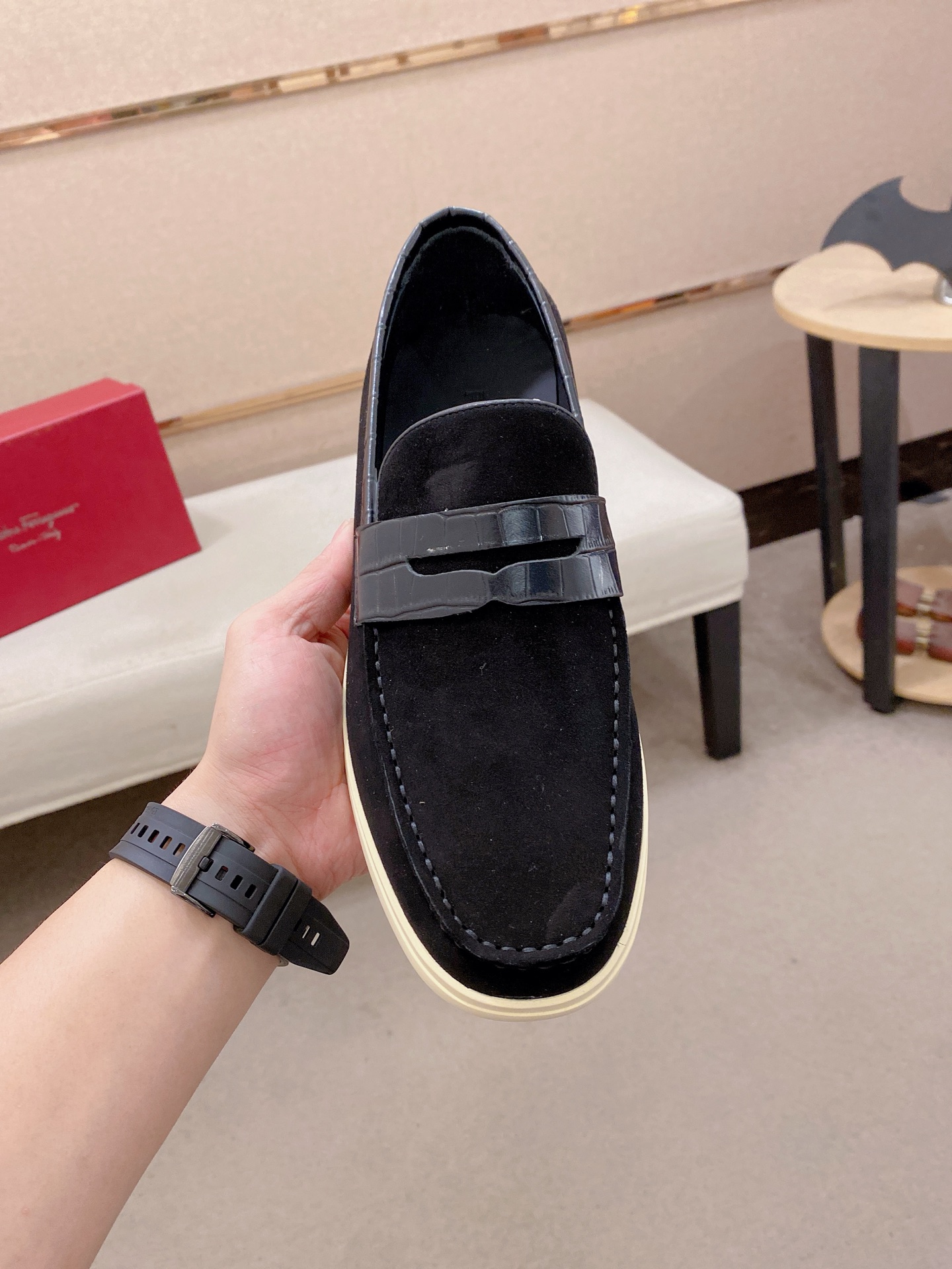 Ferragamo Style Leather Men's Shoes Lookbook Reference image 2