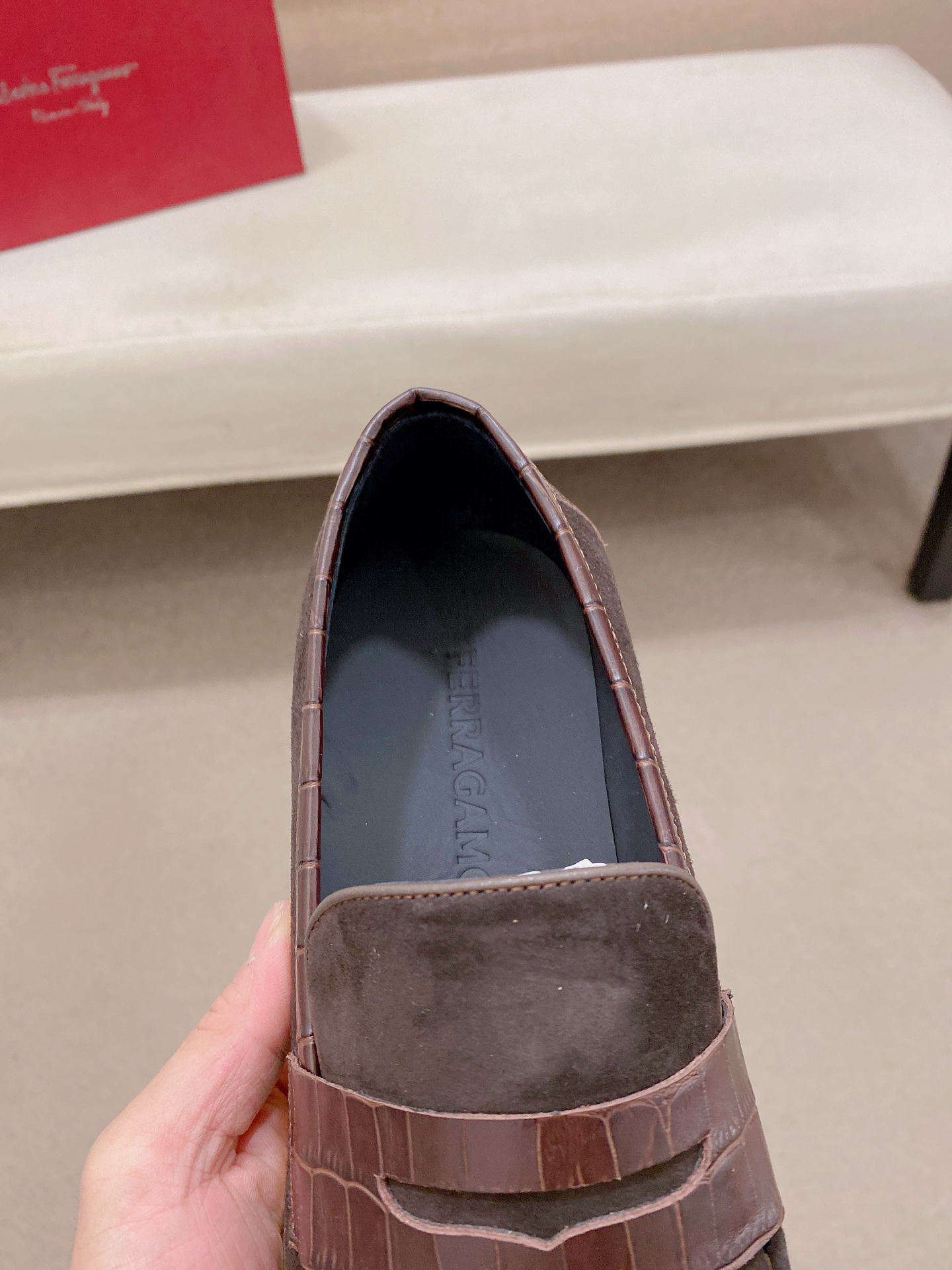 Ferragamo Style Leather Men's Shoes Men's Shoes Men's Shoes detail image 6 from source 783462