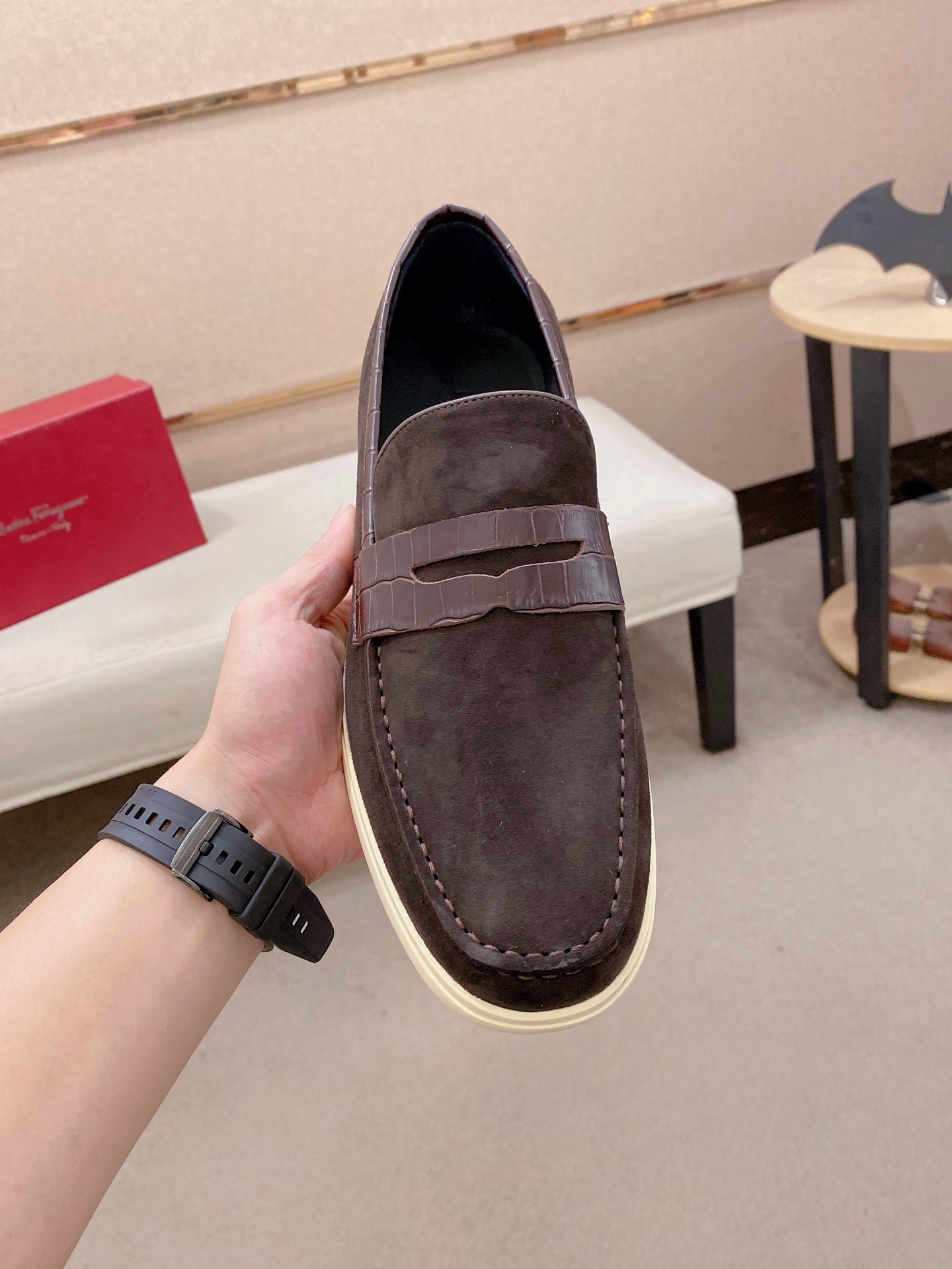 Ferragamo Style Leather Men's Shoes Lookbook Reference image 2