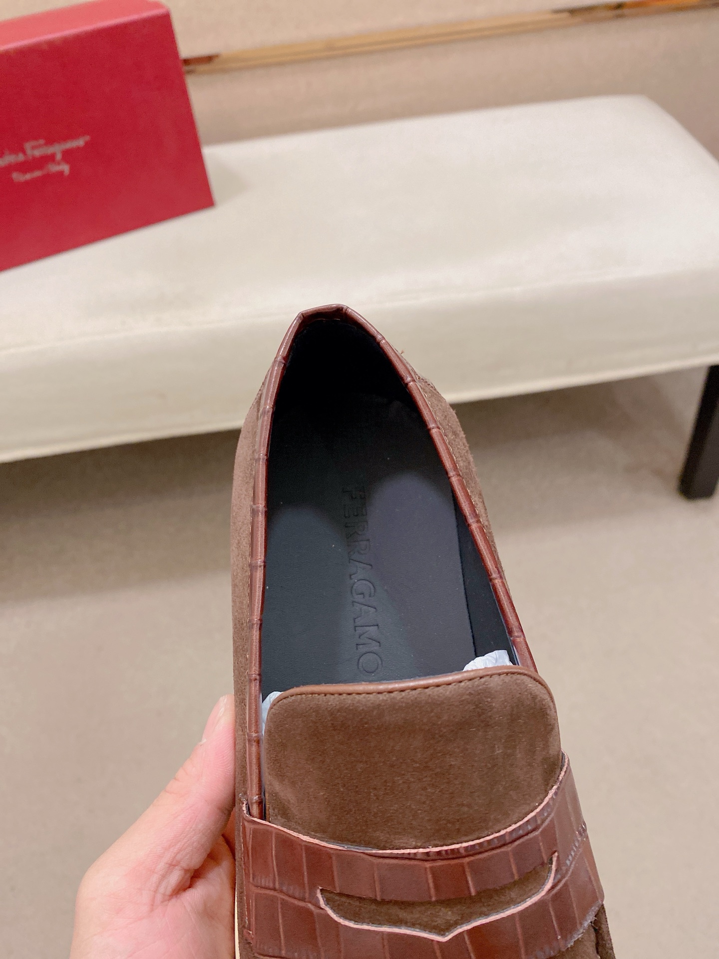 Ferragamo Style Leather Men's Shoes Men's Shoes Men's Shoes detail image 6 from source 783463