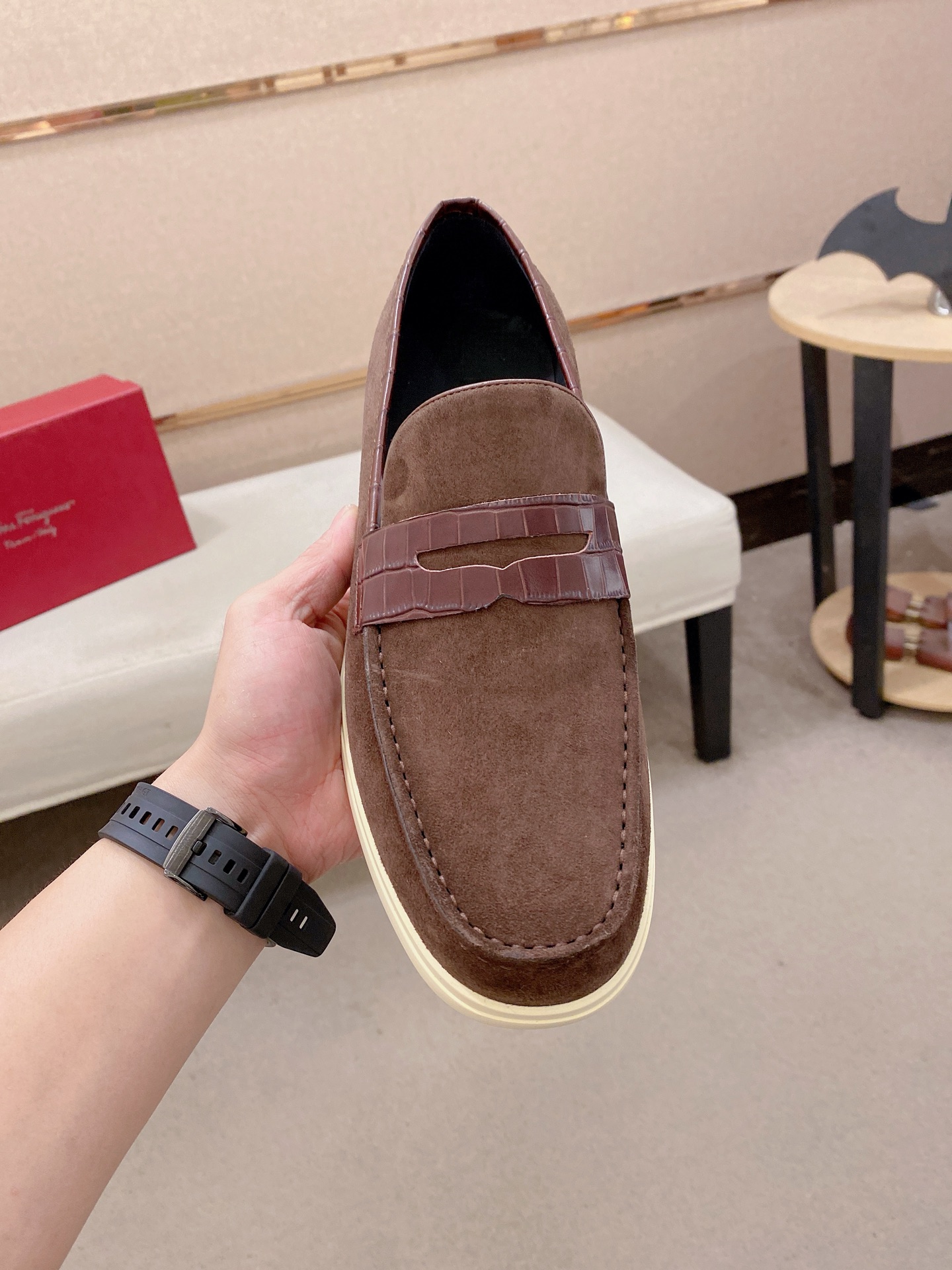 Ferragamo Style Leather Men's Shoes Lookbook Reference image 2