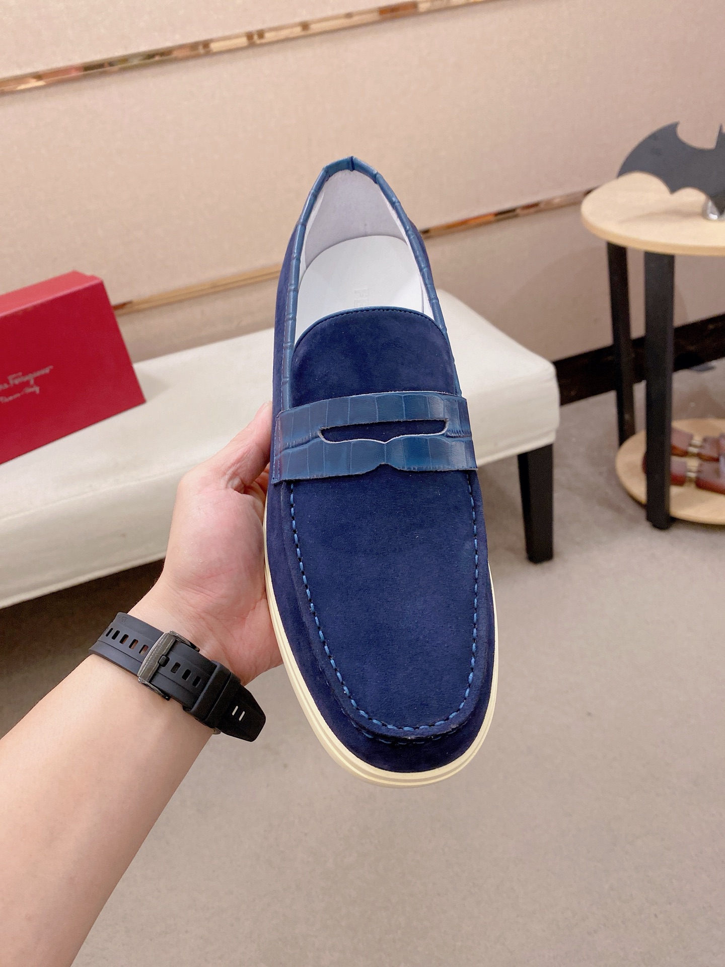Ferragamo Style Leather Men's Shoes Lookbook Reference image 2