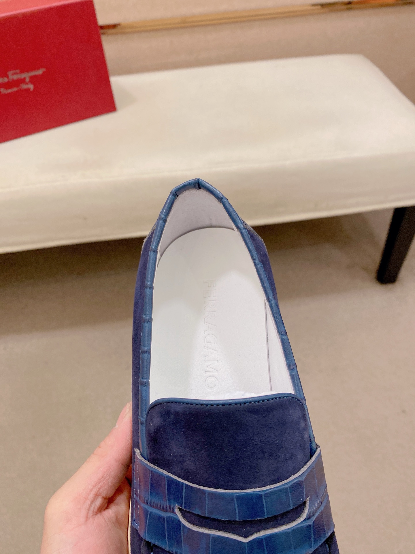 Ferragamo Style Leather Men's Shoes Men's Shoes Men's Shoes detail image 6 from source 783464