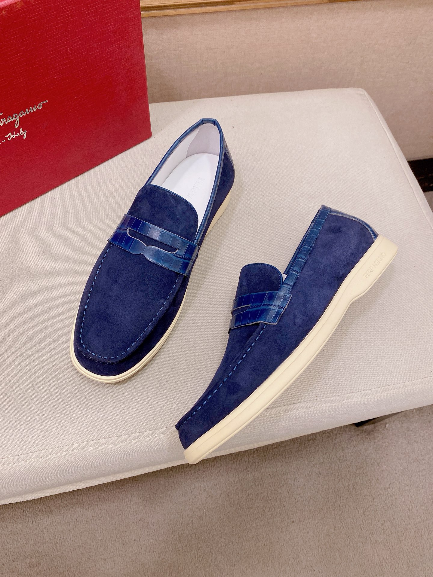 Ferragamo Style Leather Men's Shoes Men's Shoes Men's Shoes detail image 7 from source 783464