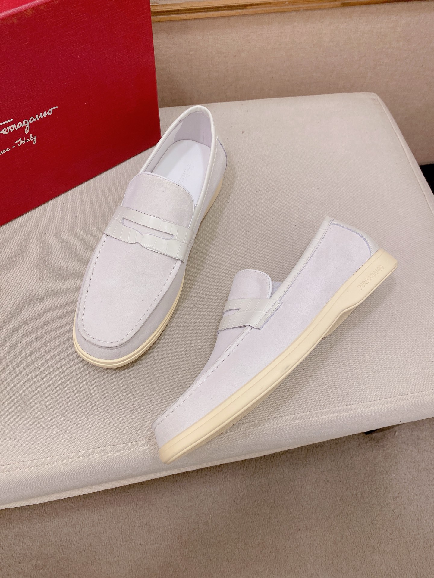 Ferragamo Style Leather Men's Shoes Men's Shoes Men's Shoes detail image 7 from source 783465