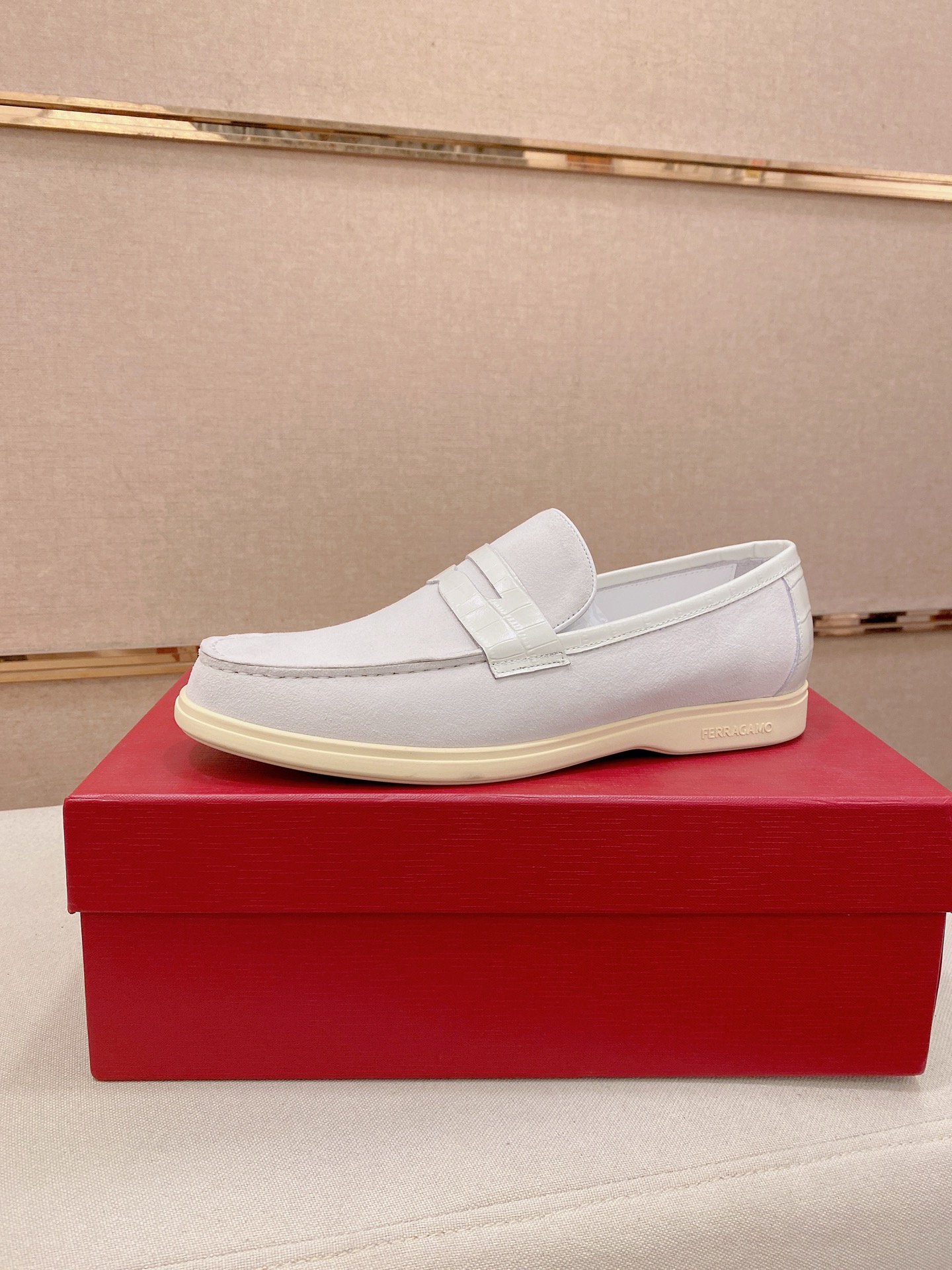 Ferragamo Style Leather Men's Shoes Lookbook Reference image 1