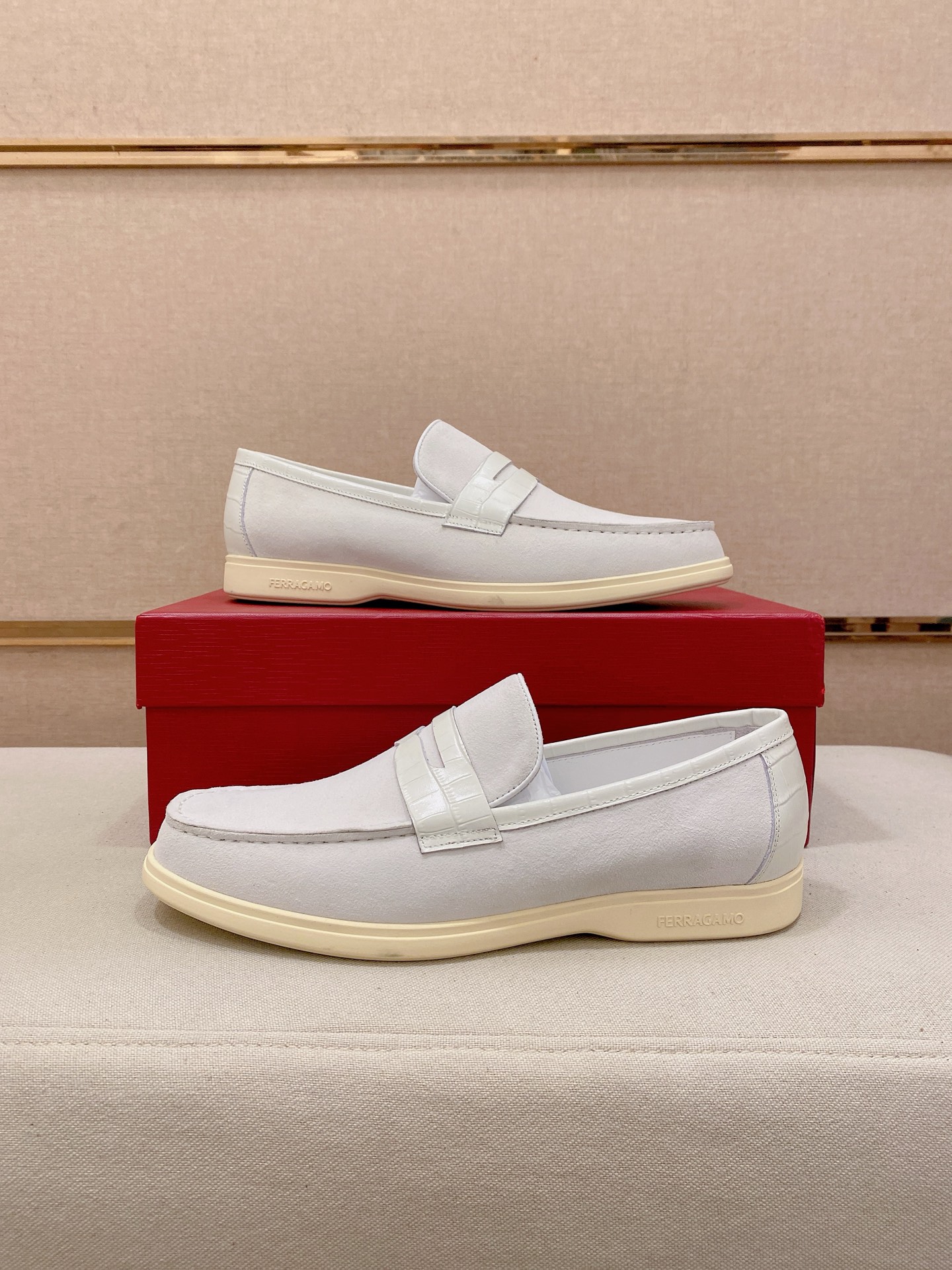 Ferragamo Style Leather Men's Shoes Men's Shoes Men's Shoes detail image 8 from source 783465