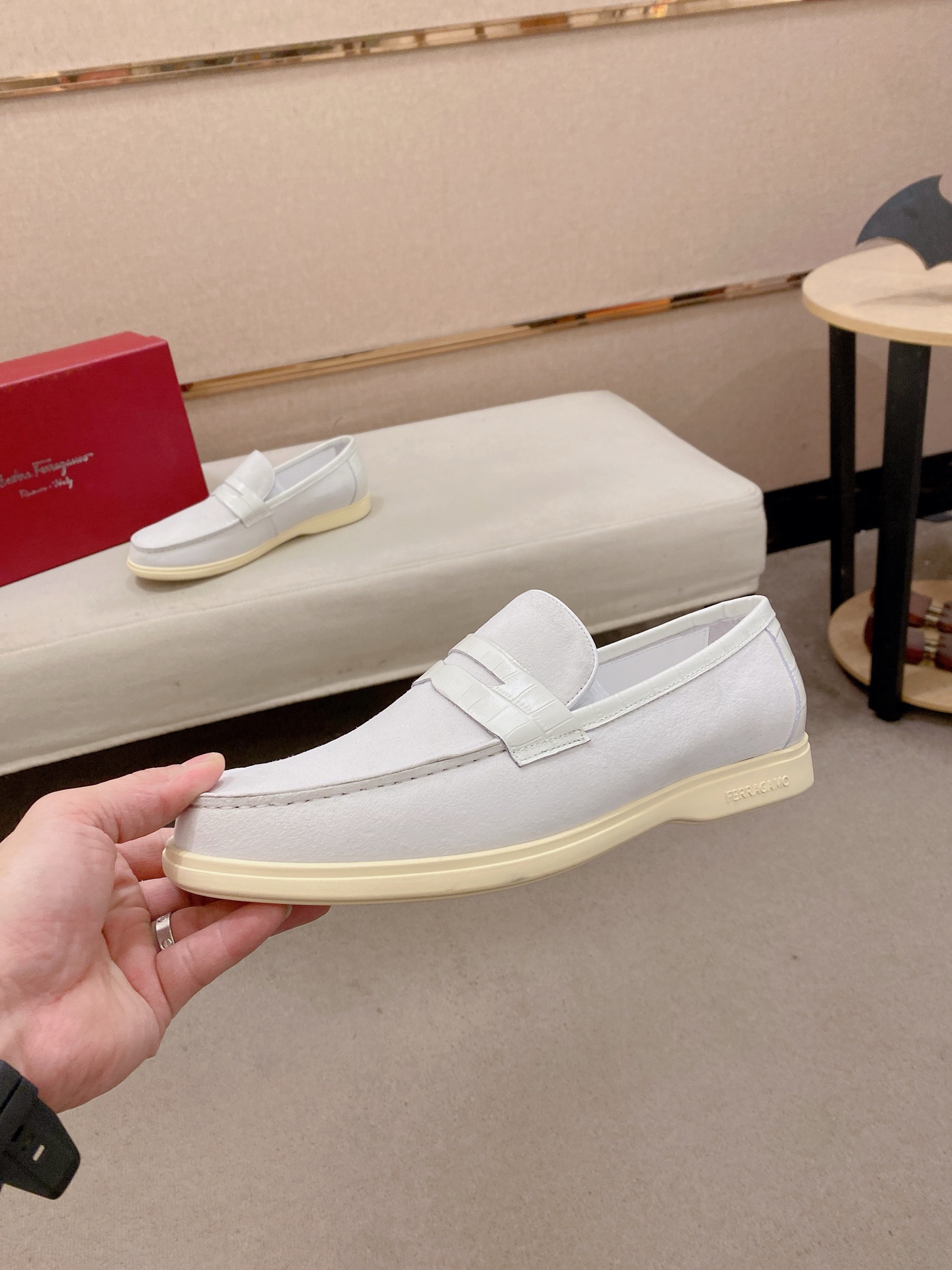 Ferragamo Style Leather Men's Shoes Men's Shoes Men's Shoes detail image 3 from source 783465