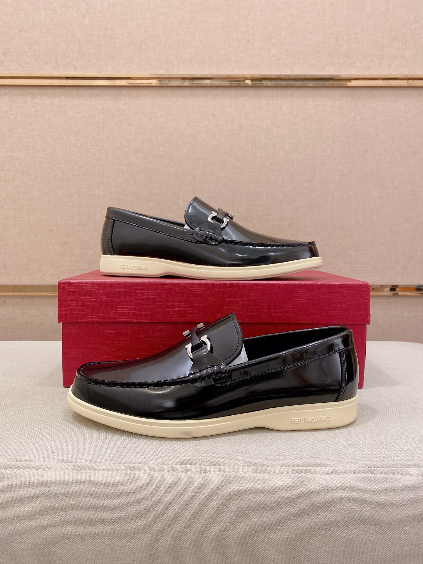 Ferragamo Style Leather Men's Shoes Men's Shoes Men's Shoes detail image 8 from source 783466