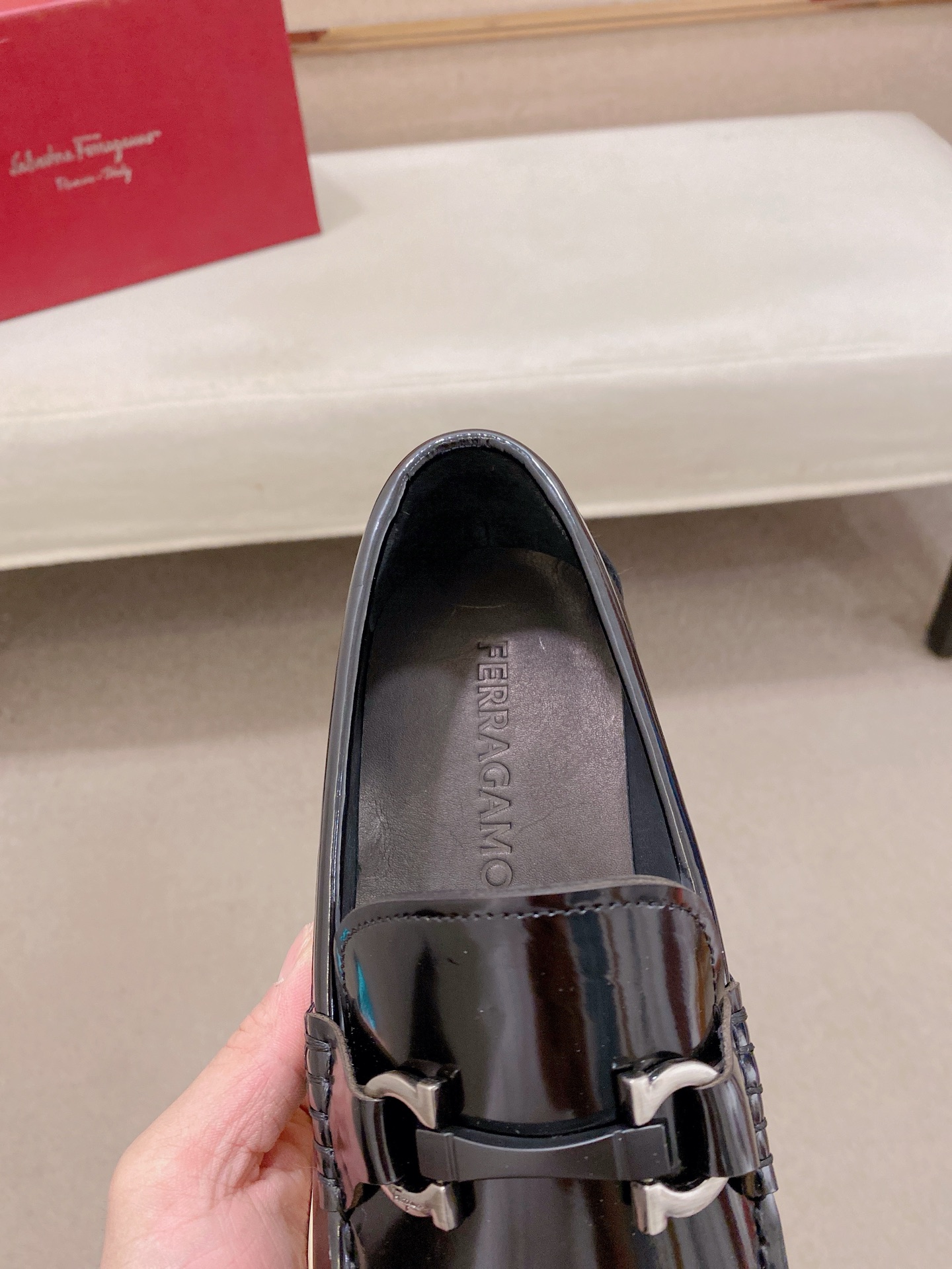 Ferragamo Style Leather Men's Shoes Men's Shoes Men's Shoes detail image 6 from source 783466