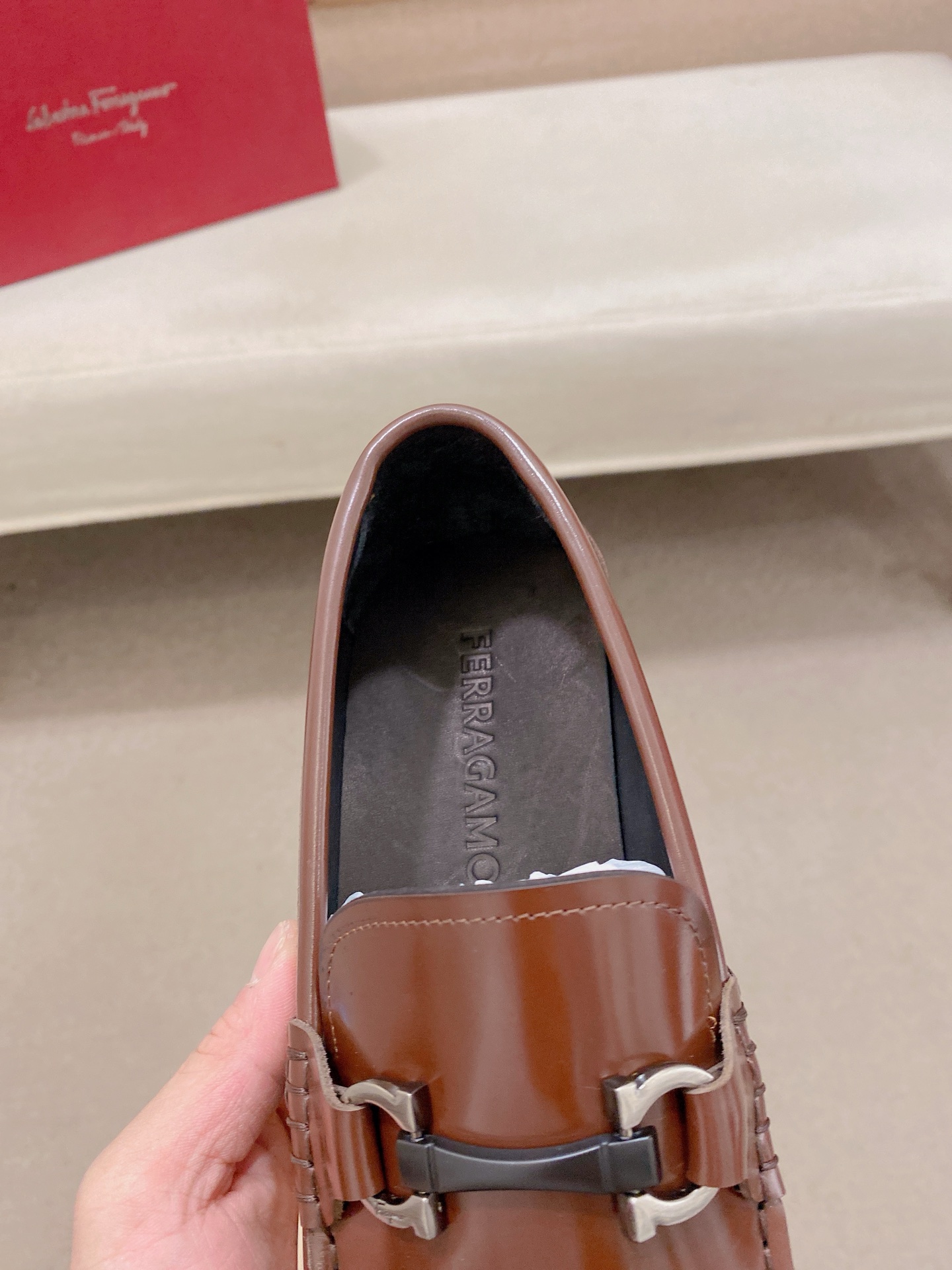 Ferragamo Style Leather Men's Shoes Men's Shoes Men's Shoes detail image 6 from source 783467
