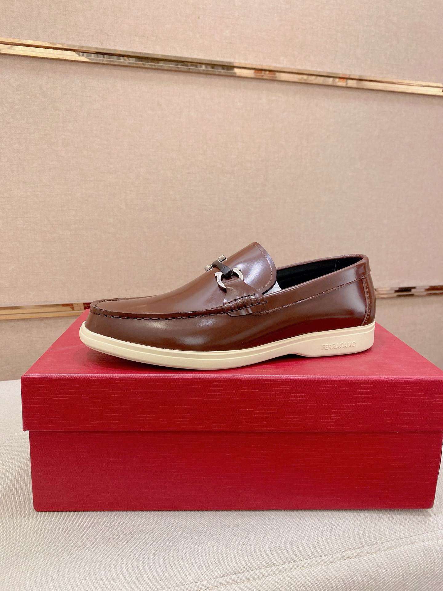 Ferragamo Style Leather Men's Shoes Lookbook Reference image 1