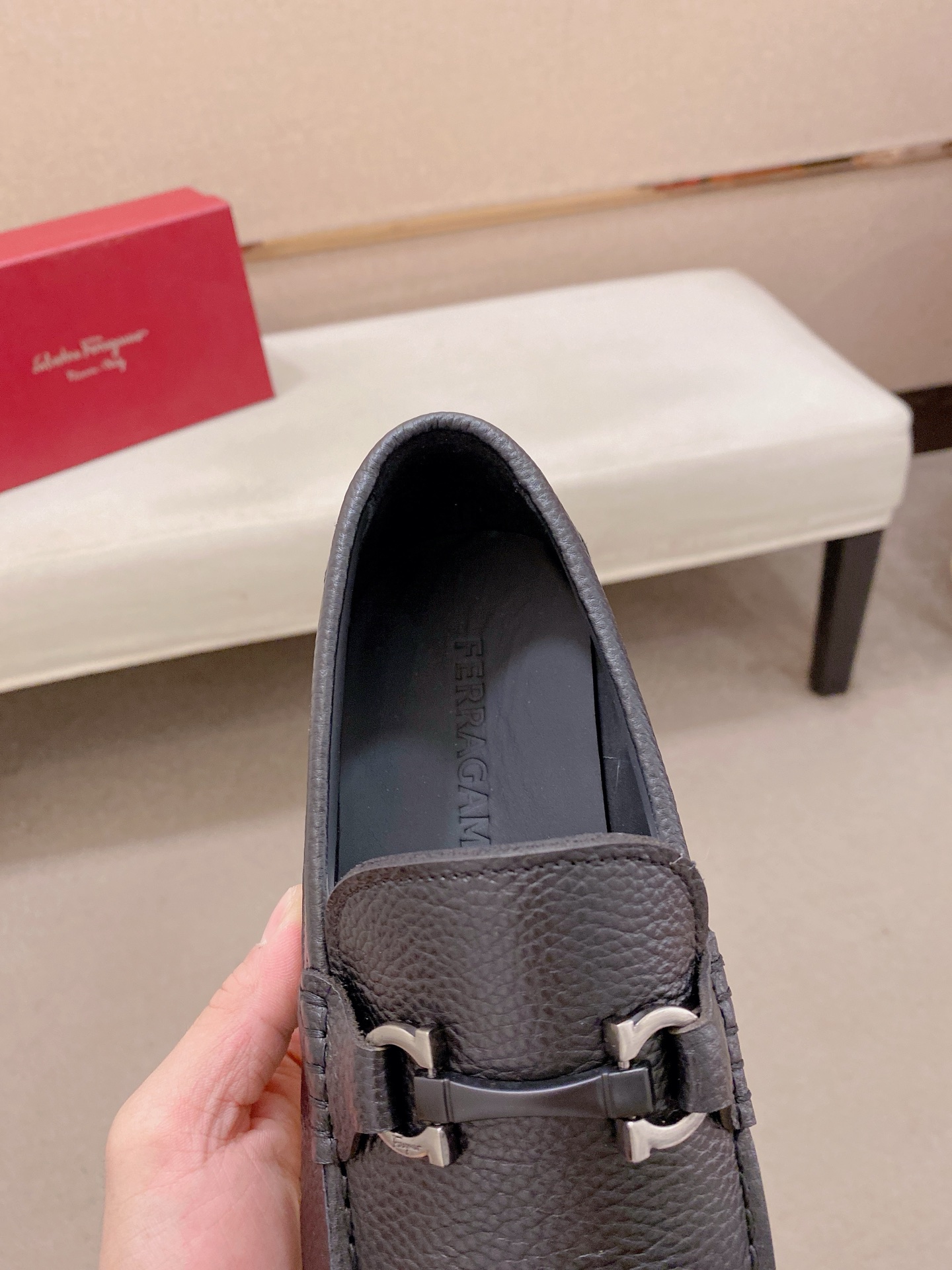 Ferragamo Style Leather Men's Shoes Men's Shoes Men's Shoes detail image 6 from source 783468