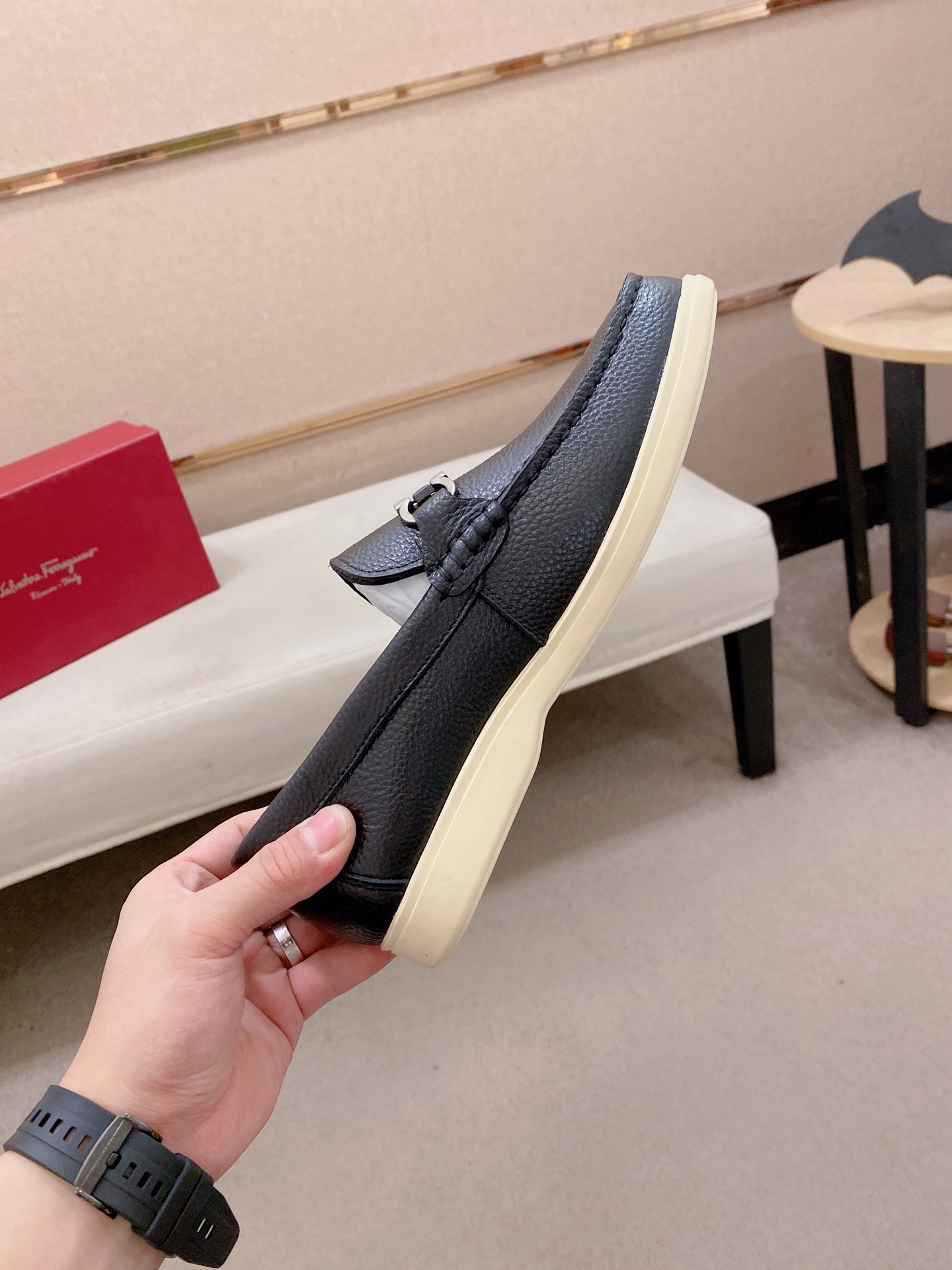 Ferragamo Style Leather Men's Shoes Men's Shoes Men's Shoes detail image 5 from source 783468