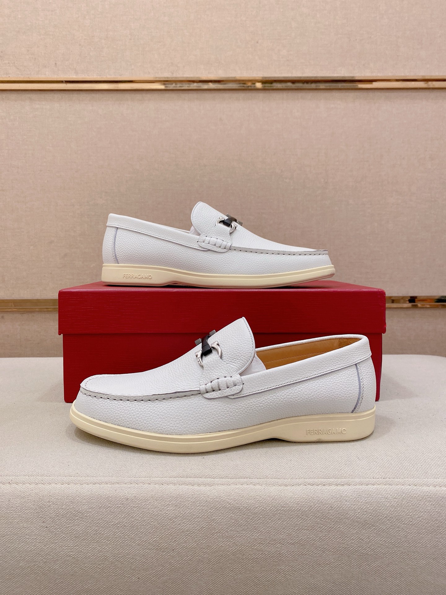 Ferragamo Style Leather Men's Shoes Men's Shoes Men's Shoes detail image 8 from source 783469