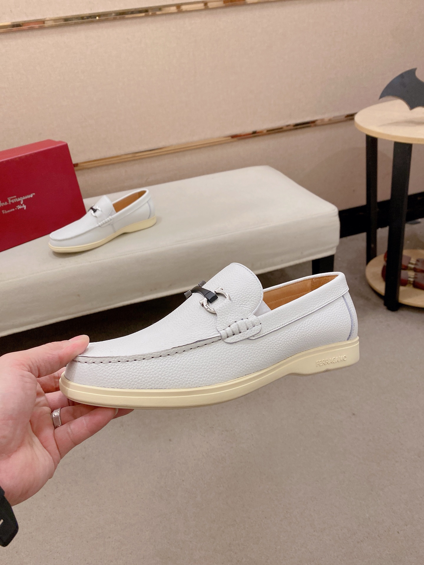 Ferragamo Style Leather Men's Shoes Men's Shoes Men's Shoes detail image 3 from source 783469