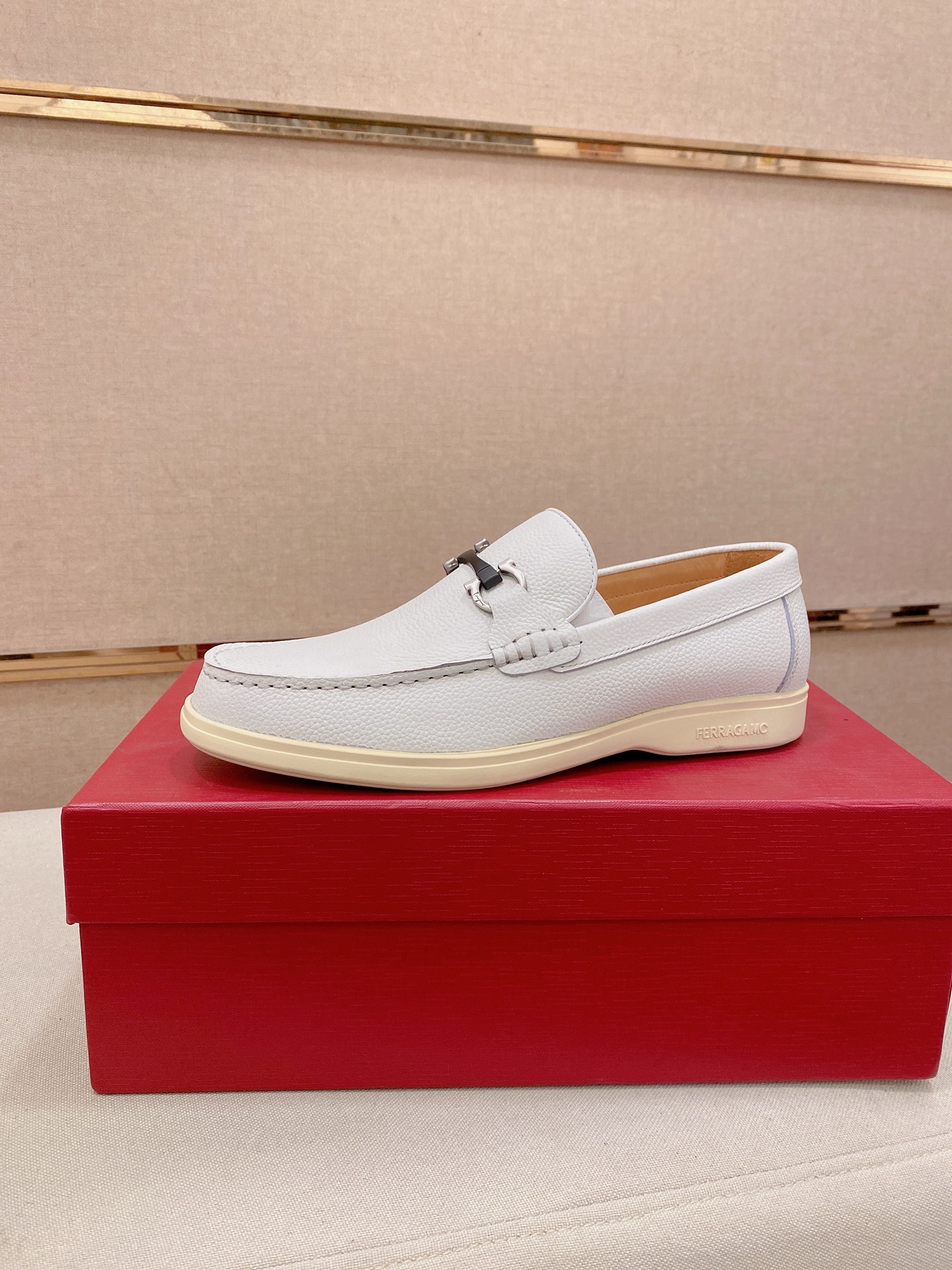 Ferragamo Style Leather Men's Shoes Lookbook Reference image 1