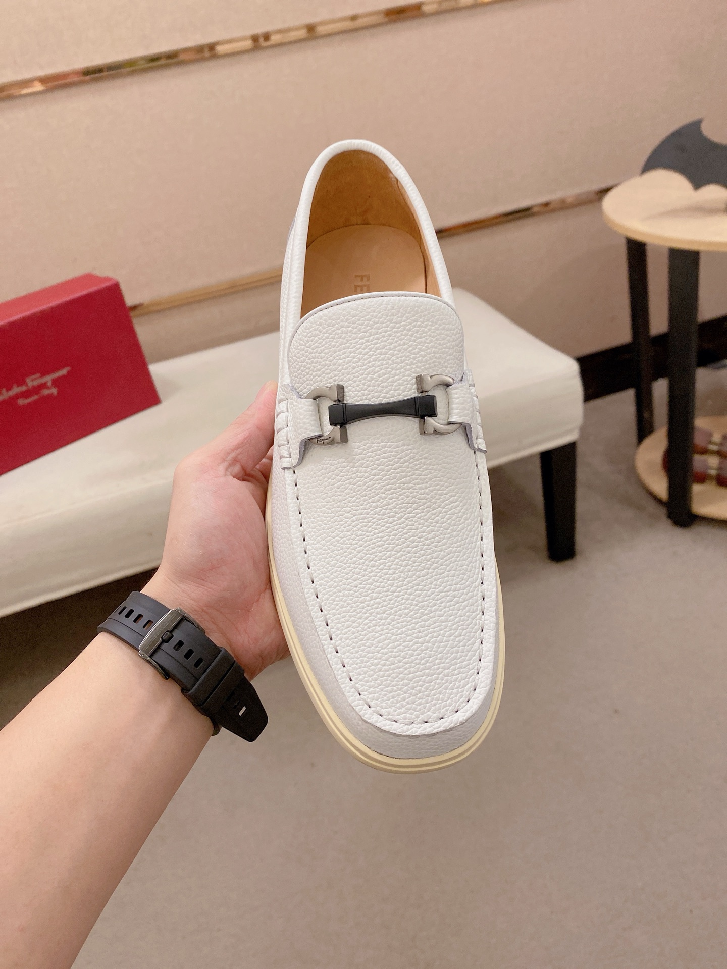 Ferragamo Style Leather Men's Shoes Lookbook Reference image 2