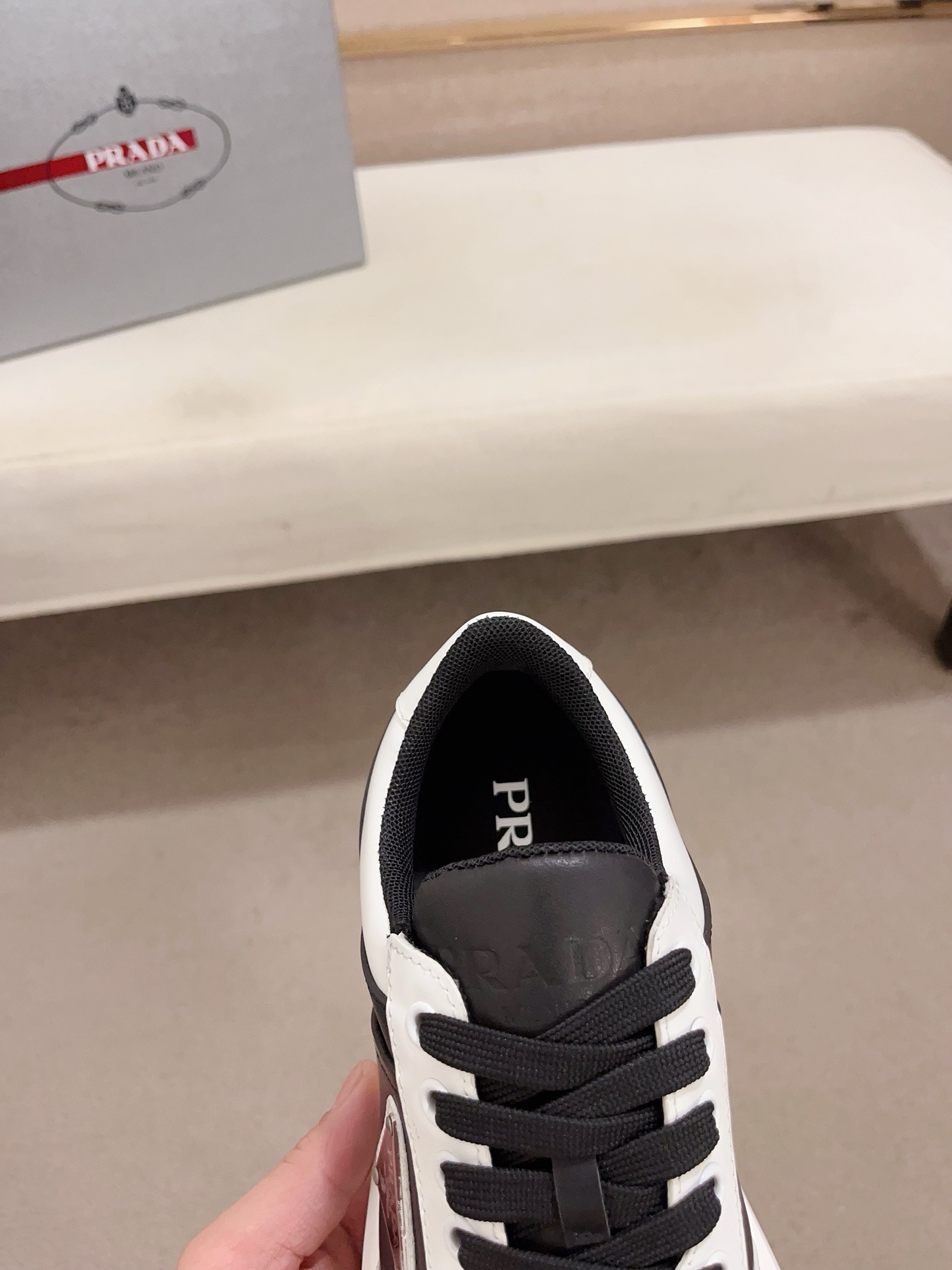 Prada Style Leather Men's Shoes style reference detail image 6 from source 782061