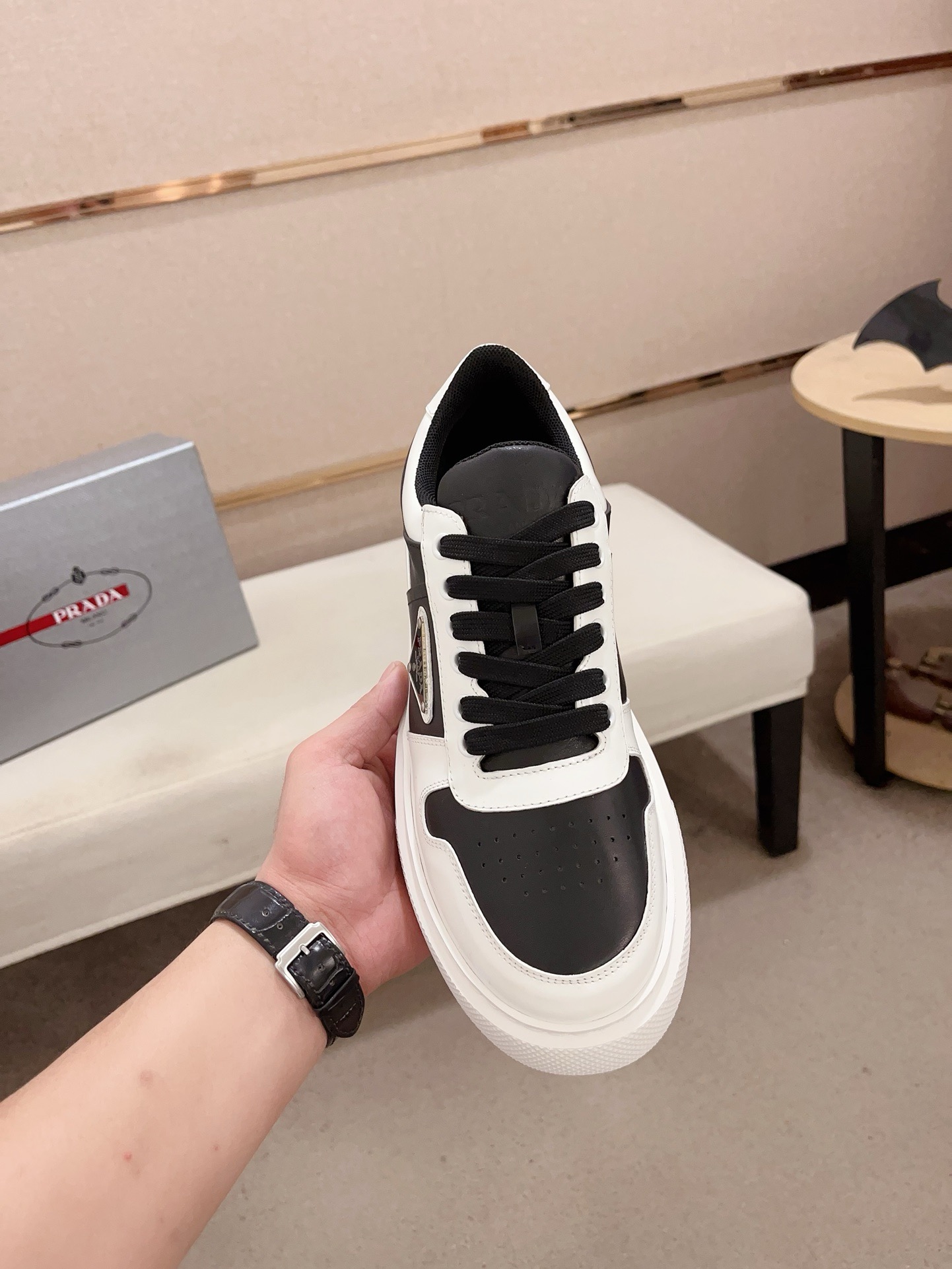 Prada Style Leather Men's Shoes Lookbook Reference image 2