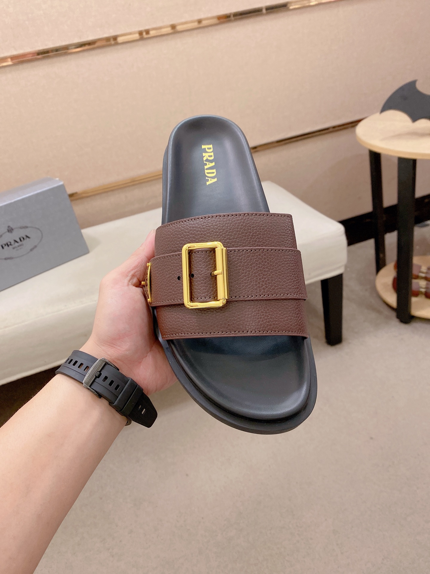 Prada Style Leather Men's Shoes Lookbook Reference image 2