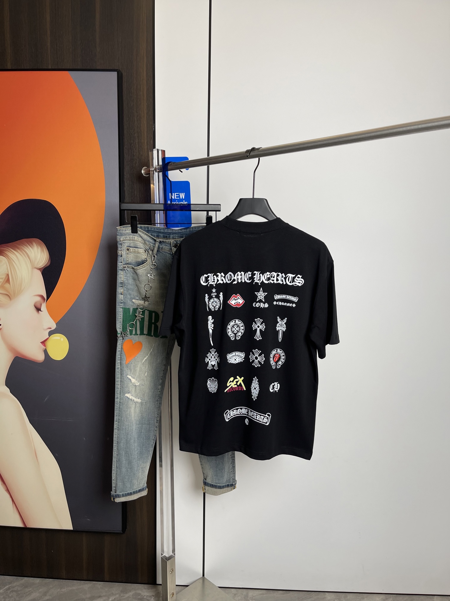 克罗心  短袖T恤服装,男,女 2