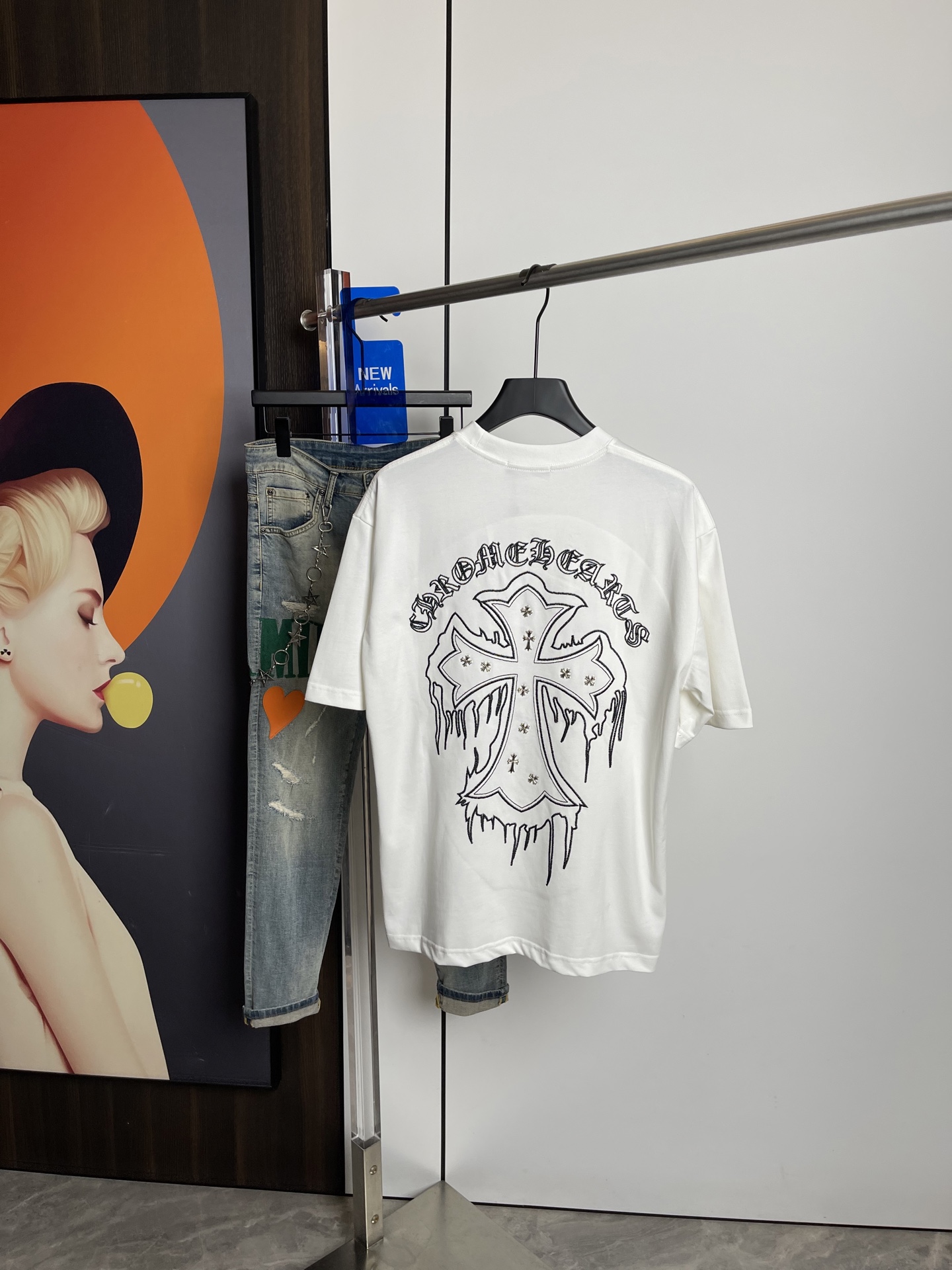 克罗心  短袖T恤服装,男,女 4