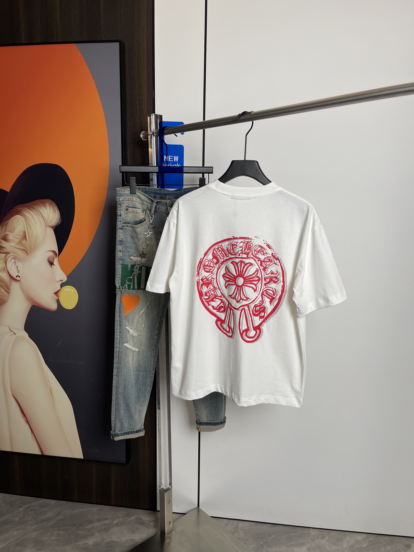 克罗心  短袖T恤服装,男,女 4