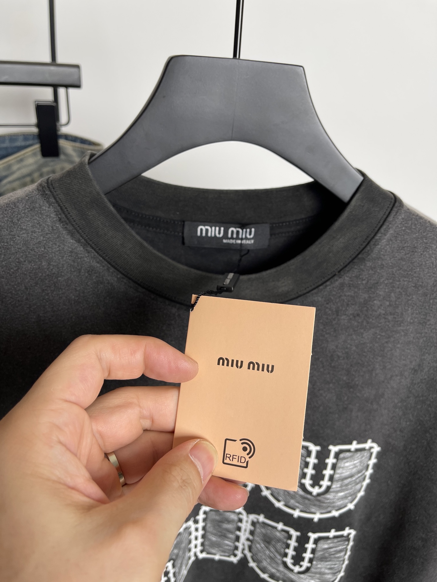 Miu Miu  短袖T恤服装,miumiu,男,女 4